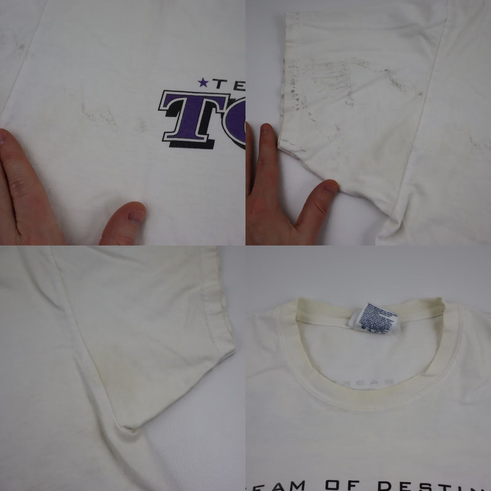 Vintage VINTAGE Tooele Utah Basketball T Shirt Mens XL 2005 State Champs UHSAA High School White Graphic Print Front Back Stadium Pride USA 80s 90s Boys Mens Size US XL / EU 56 / 4 - 8 Thumbnail