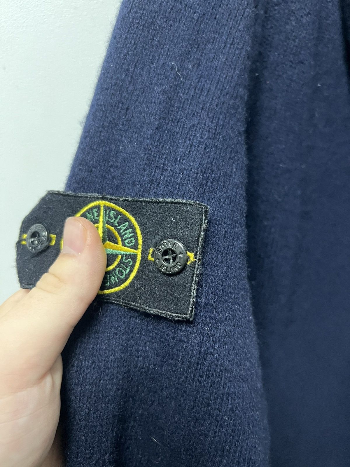 Stone Island Stone Island Wool Zip Hoodie Size US XL / EU 56 / 4 - 11 Thumbnail