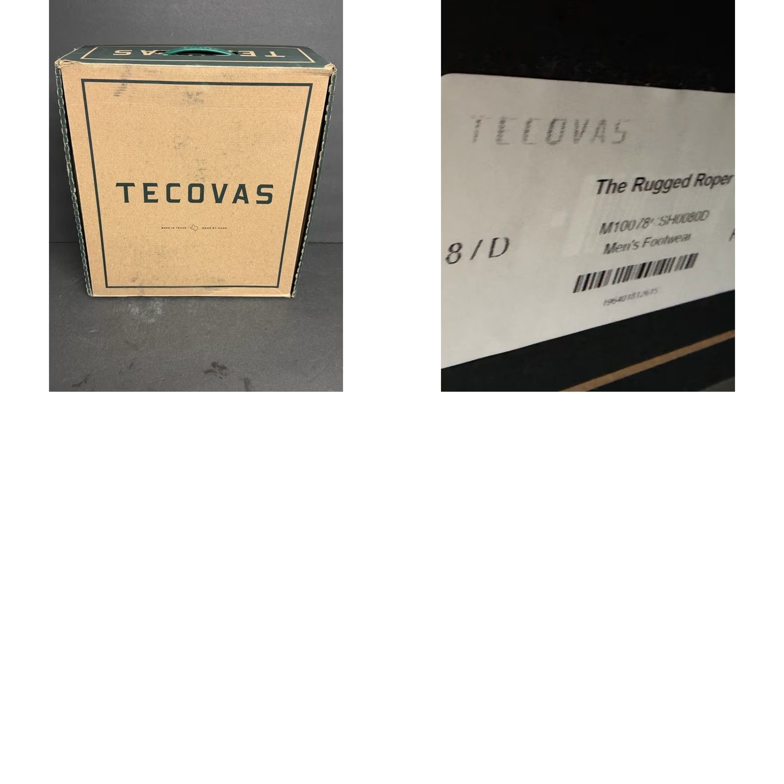 Tecovas Tecovas Mens Boot Size 8D Rugged Roper Cashew Roughout Cashew Size US 8 / EU 41 - 9 Thumbnail