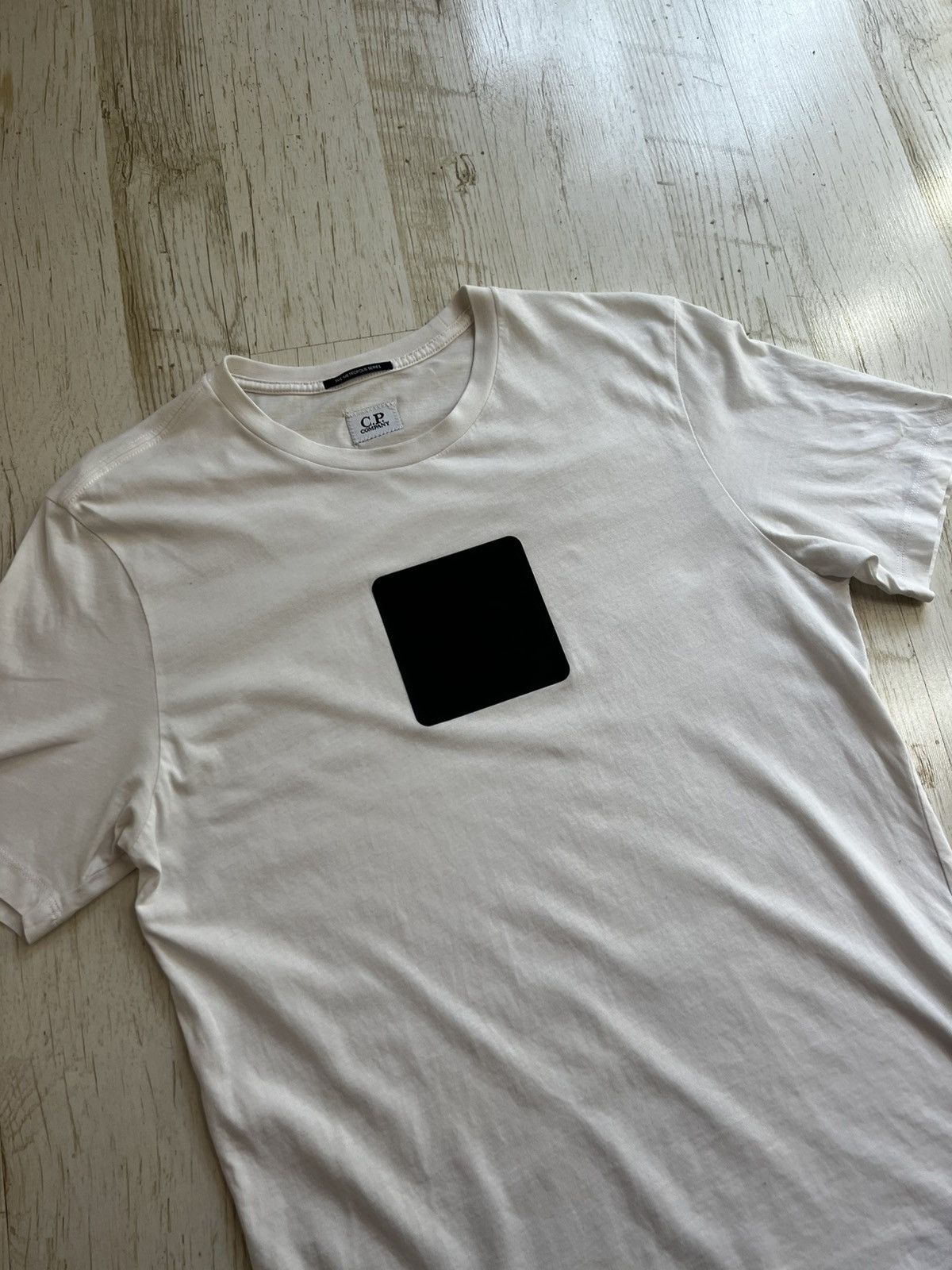 C.P. Company C.P. Company White Lightweight T-Shirt S Rubber Logo Cotton Size US S / EU 44-46 / 1 - 5 Thumbnail