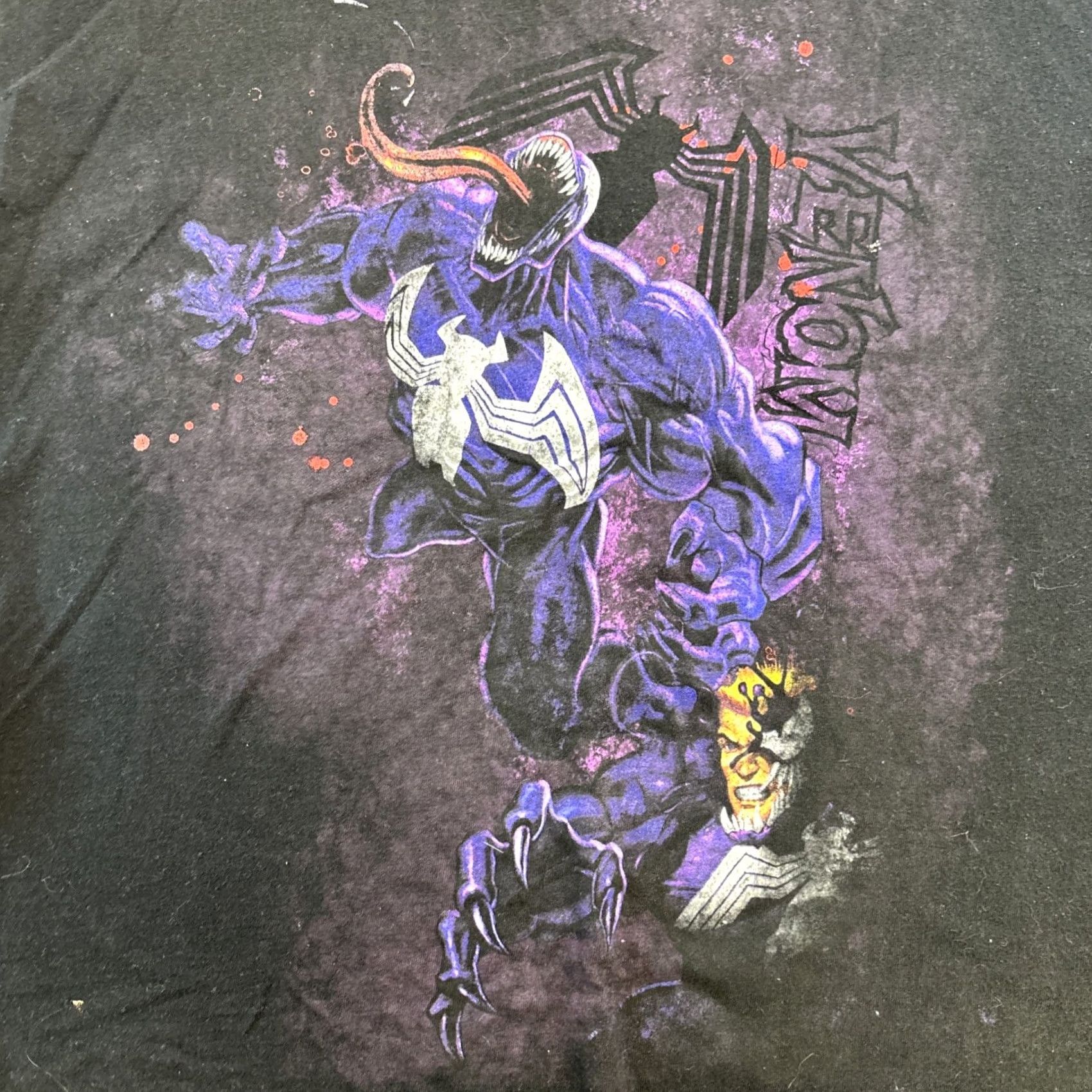 Vintage Marvel Comics Venom Universal Studios Black XL T Shirt Men Size US XL / EU 56 / 4 - 2 Thumbnail