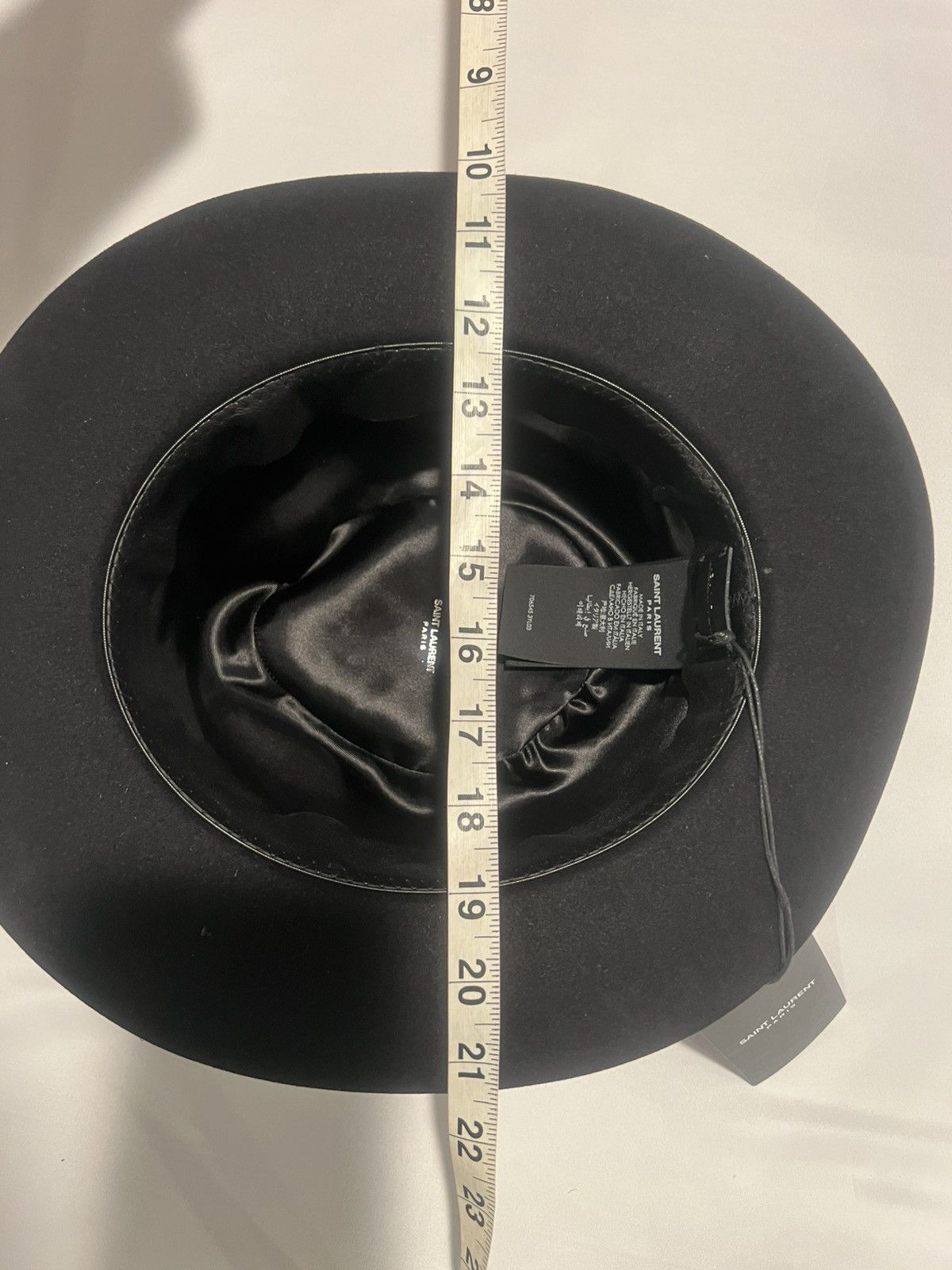 Saint Laurent Paris Saint Laurent mens fedora hat. 59/L Size ONE SIZE - 9 Thumbnail