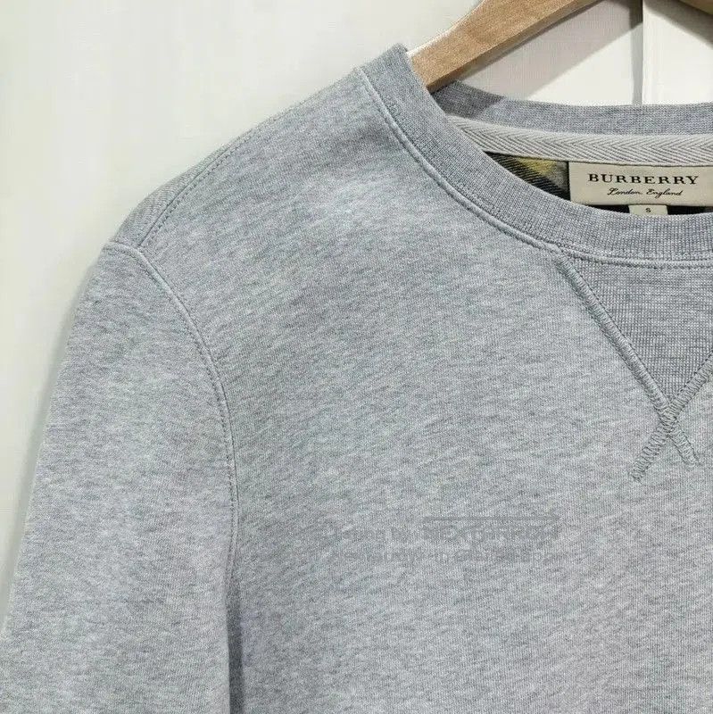 Burberry Burberry Grey Cotton Embroidered Short-Sleeve Sweatshirt. Size S / US 4 / IT 40 - 4 Thumbnail
