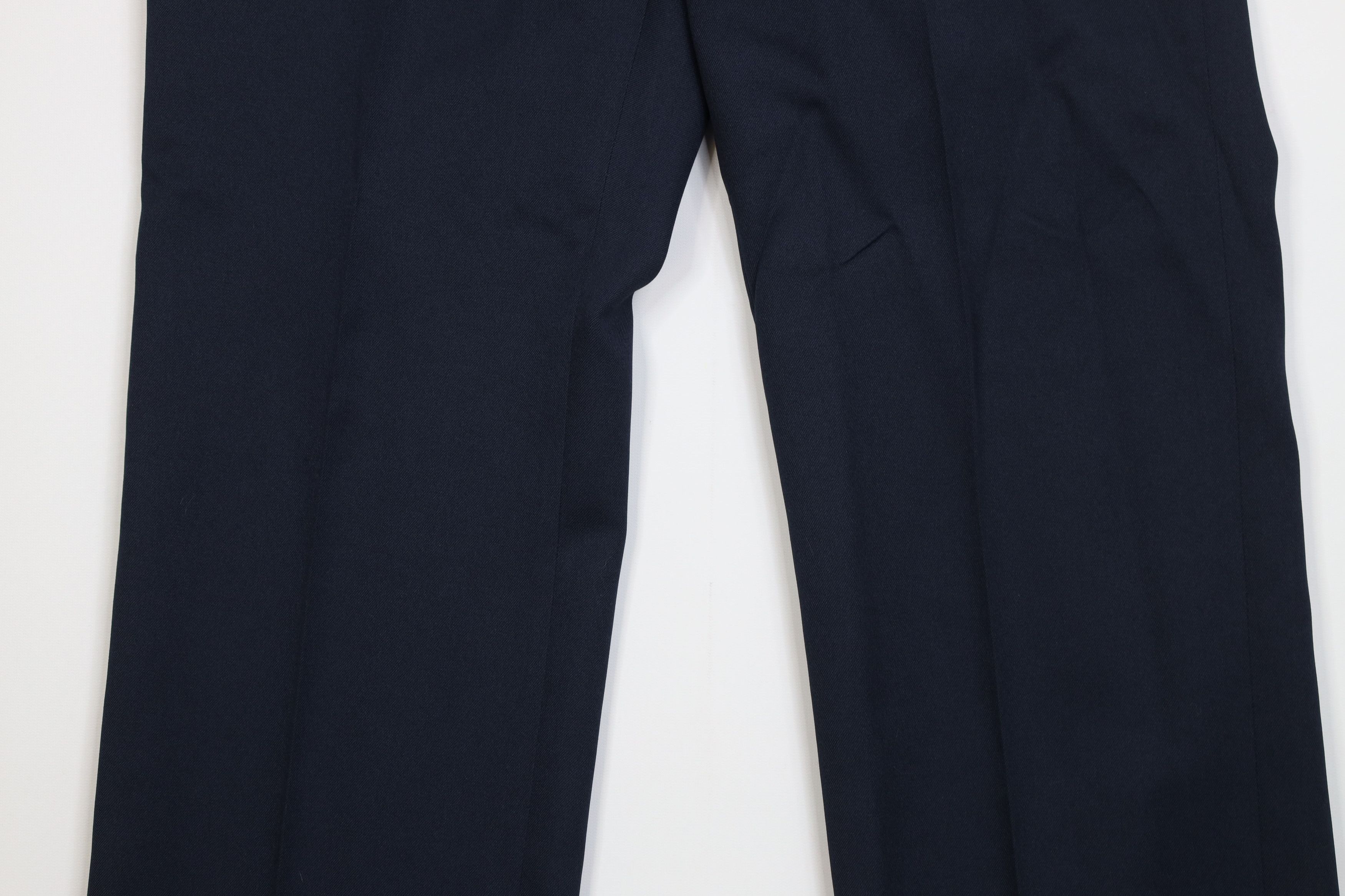 Vintage 70s Streetwear Flared Wide Leg Chino Pants Blue USA