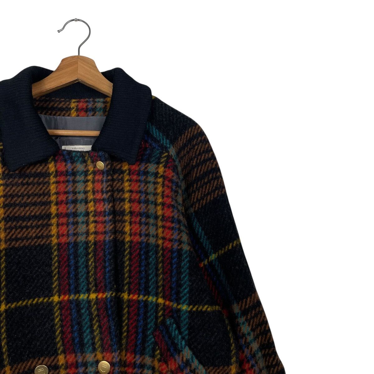 Valentino Vintage Valentino Garavani Tartan Wool Jacket Size XS / US 0-2 / IT 36-38 - 5 Thumbnail