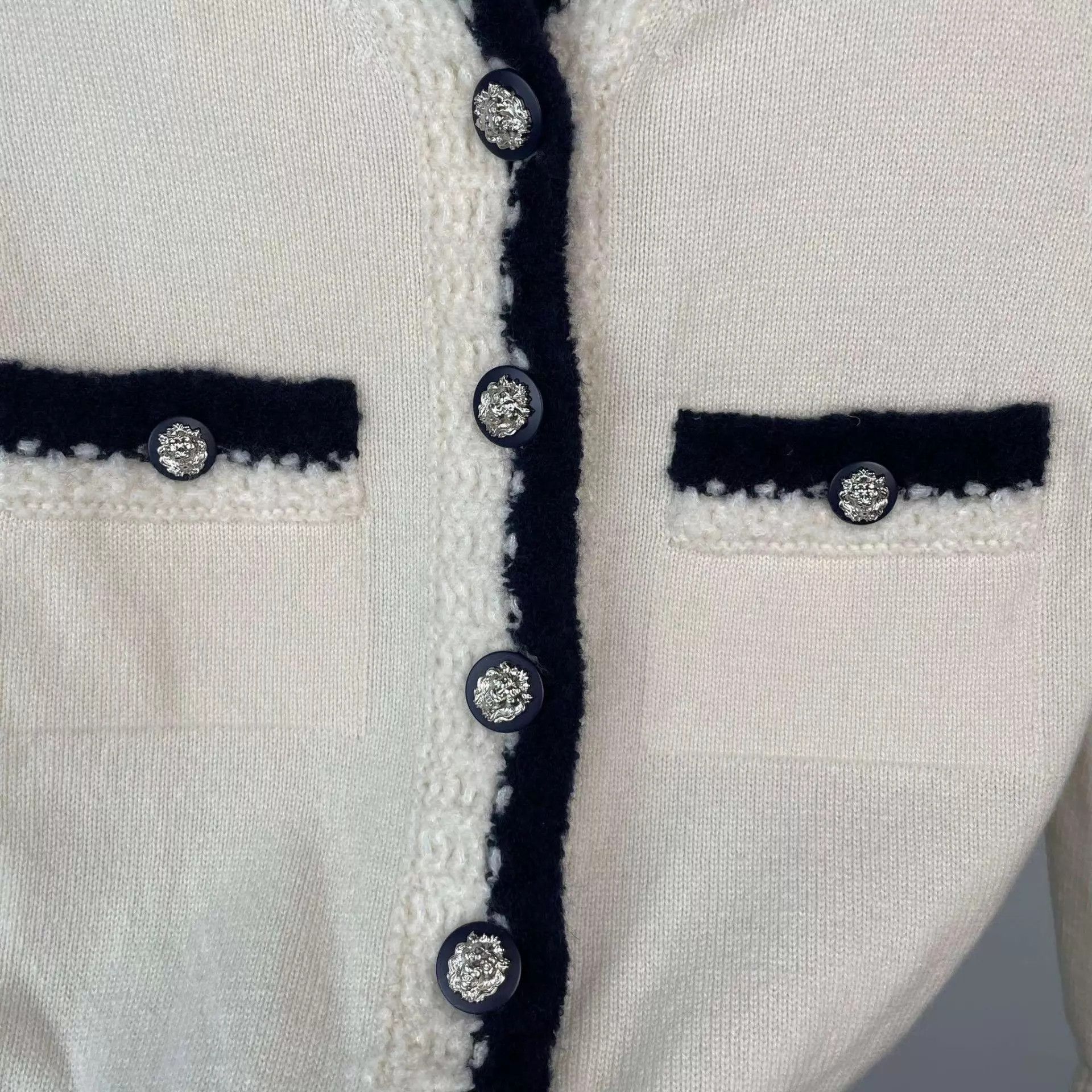 Chanel CHANEL Cashmere Cardi White 34 97 New Size XS / US 0-2 / IT 36-38 - 7 Thumbnail