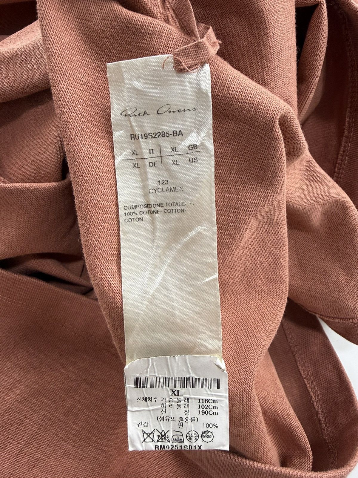 Rick Owens Rick Owens S/S’19 Babel Cyclamen Hoodie Size US XL / EU 56 / 4 - 7 Thumbnail
