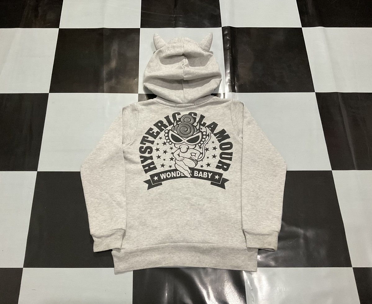 Hysteric Glamour × If Six Was Nine × Japanese Brand 🔥 Rare Vintage Hysteric Glamour Hoodie Devil Horn Y2K Size XXS / US 00 / IT 34 - 2 Thumbnail