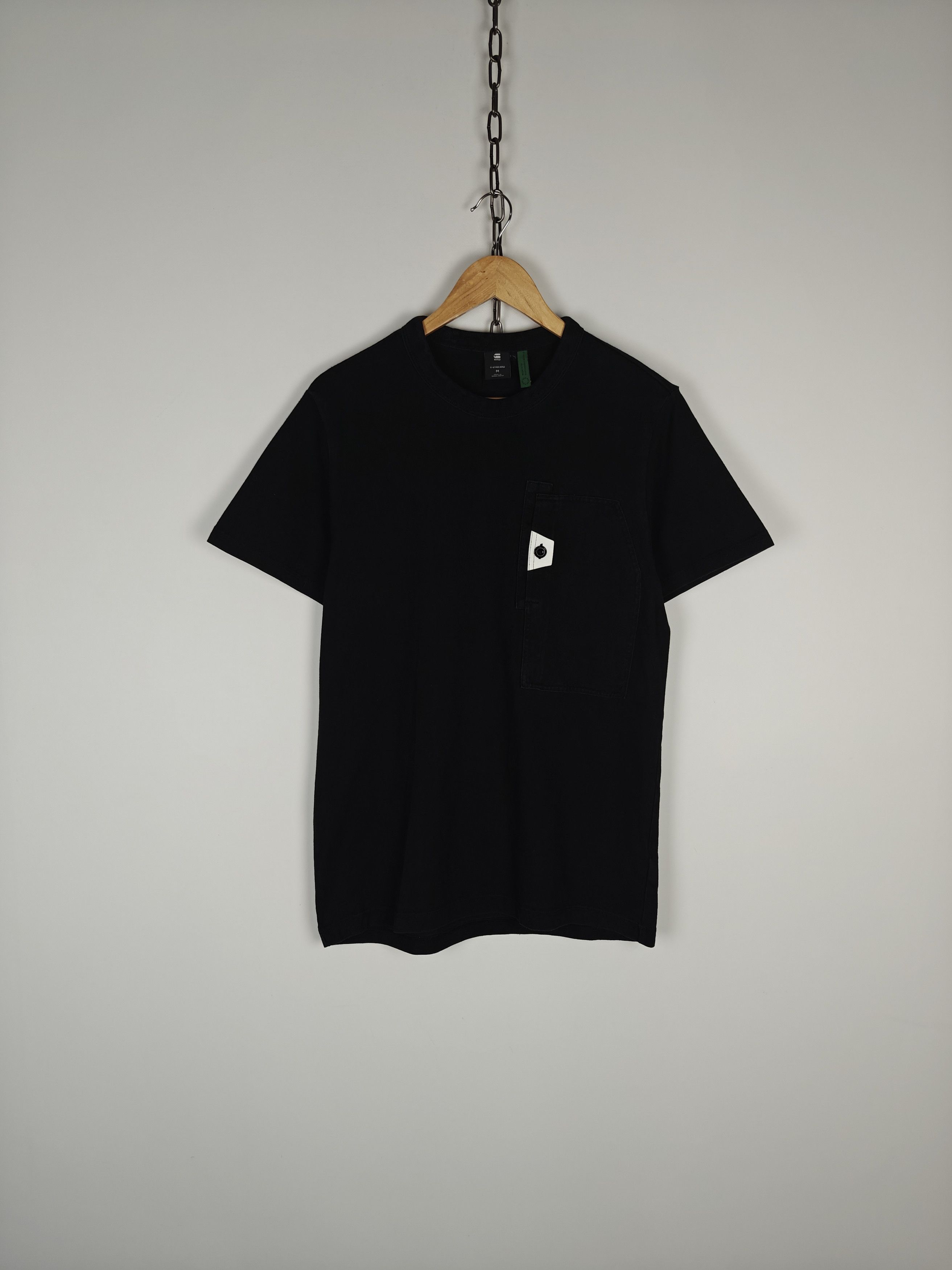 G-Star G-Star Raw T-Shirt Utility Pocket Logo Crewneck Black M Size US M / EU 48-50 / 2 - 1 Thumbnail