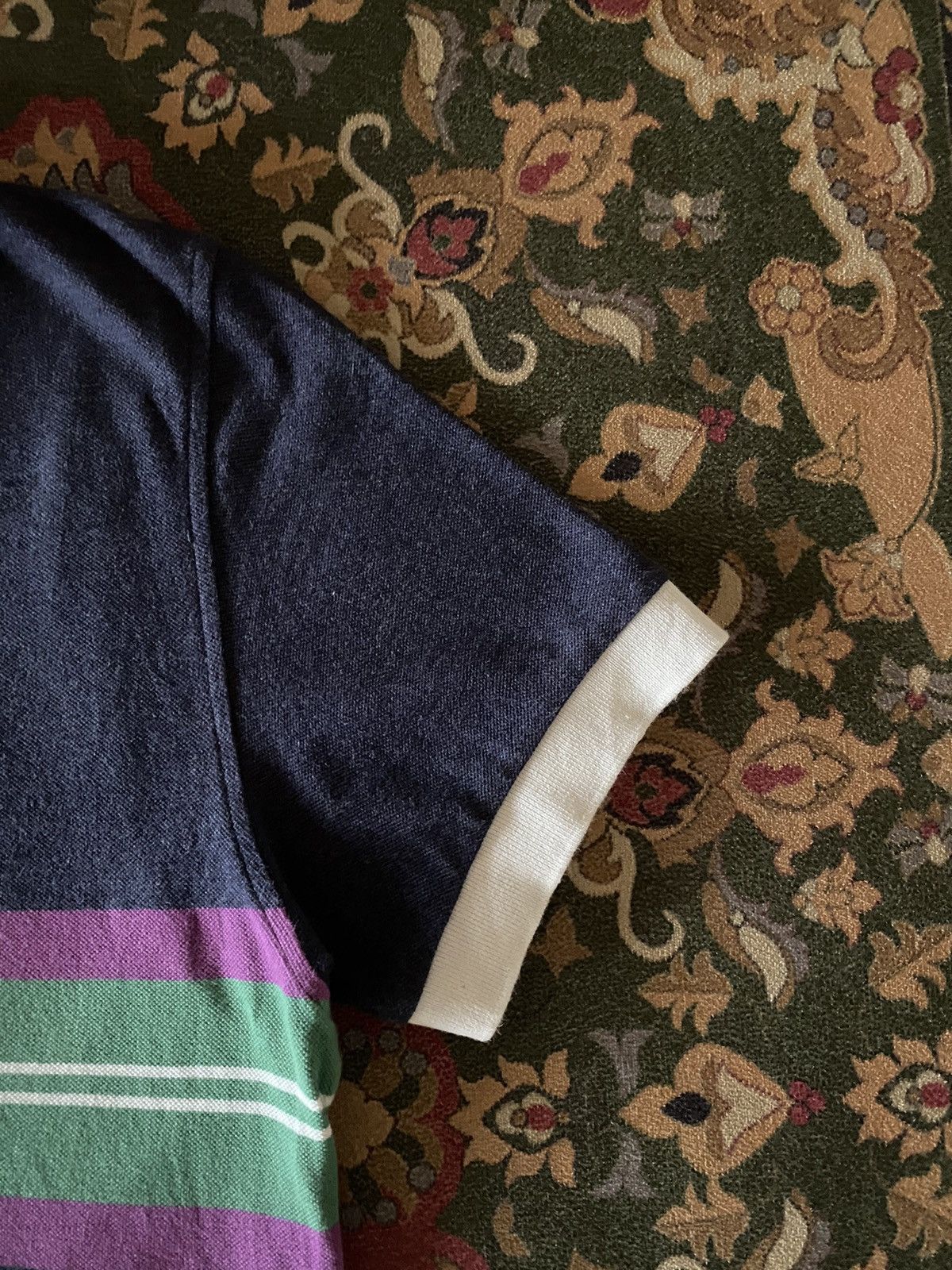Designer × Michael Bastian × Uniqlo Michael Bastian X Uniqlo Colorful Triped Polo Tee Size US M / EU 48-50 / 2 - 4 Thumbnail