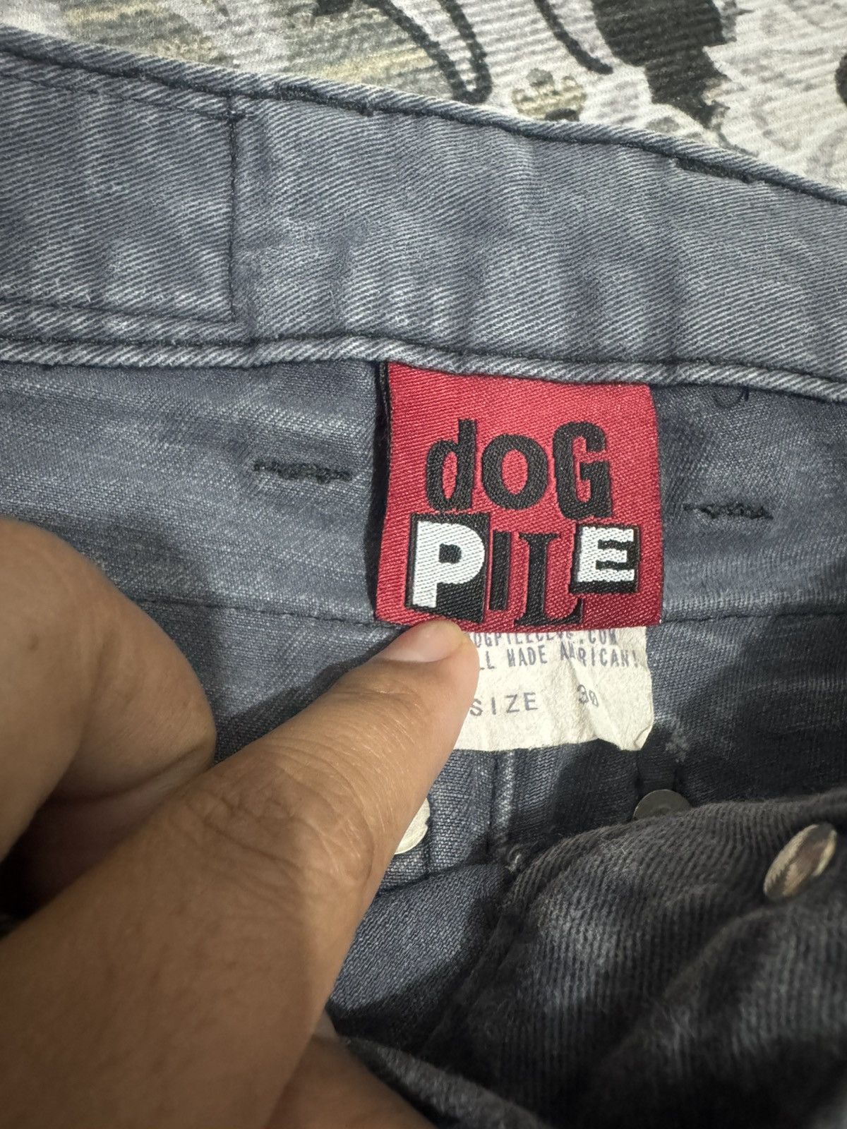 Vintage Vintage Dogpile Skateboards Seditionaries Design Pants Size US 30 / EU 46 - 4 Thumbnail