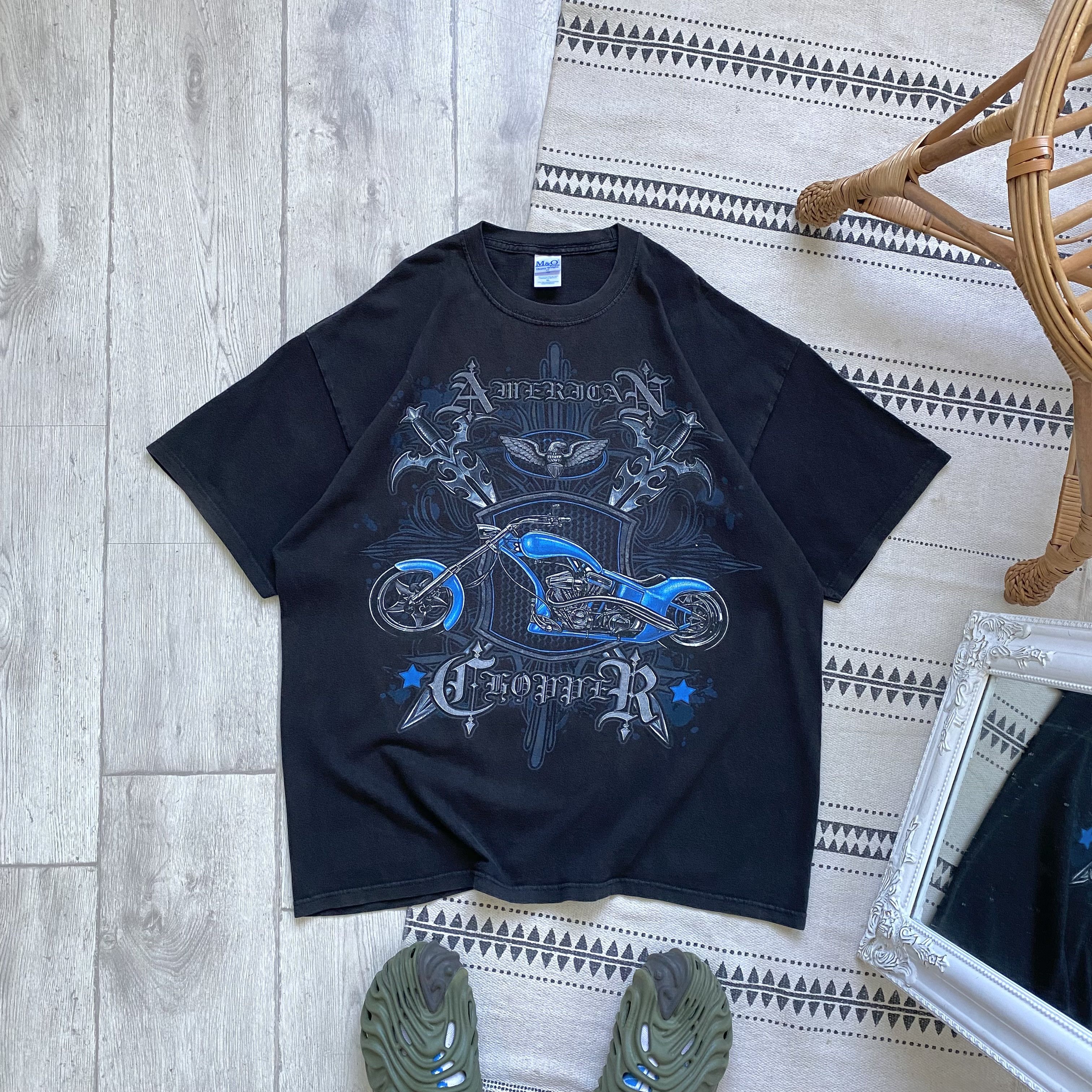 West Coast Choppers 🏍️ Faded Vintage American Chopper Heavy tee Harley Davidson Size US XL / EU 56 / 4 - 1 Thumbnail