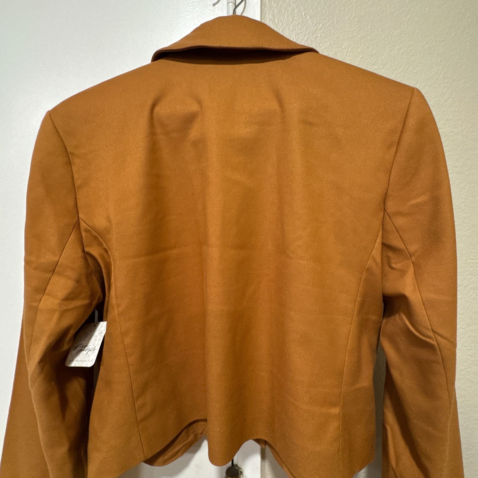 Free People Free People Block Party Crop Blazer Amber Large NWT Size L / US 10 / IT 46 - 7 Thumbnail