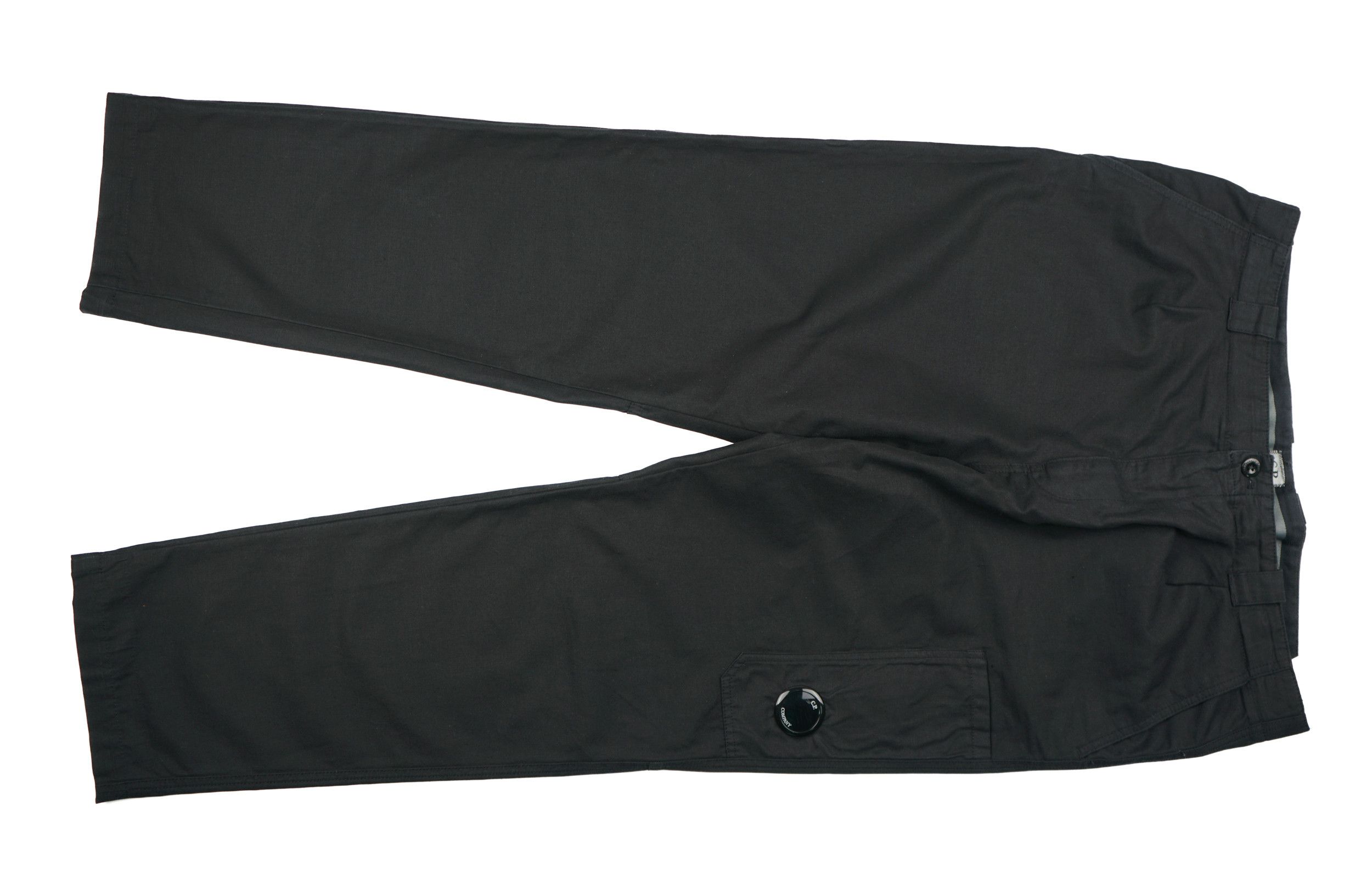 Image of C P Company Chino Trousers in Black, Men's (Size 38)