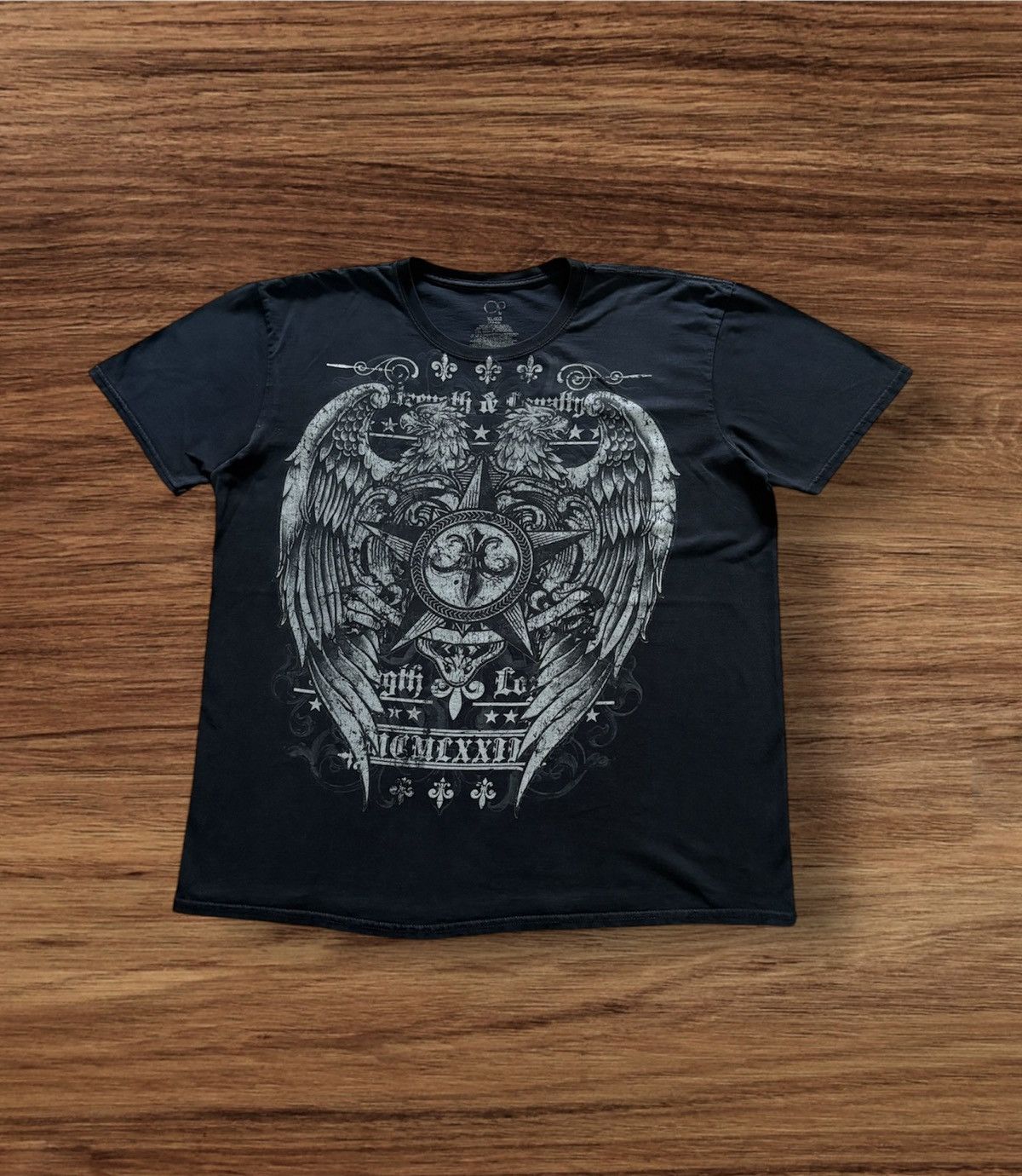 Affliction × Japanese Brand × Ocean Pacific Ocean Pacific Over Print Affliction style T-Shirt Size US XL / EU 56 / 4 - 1 Thumbnail