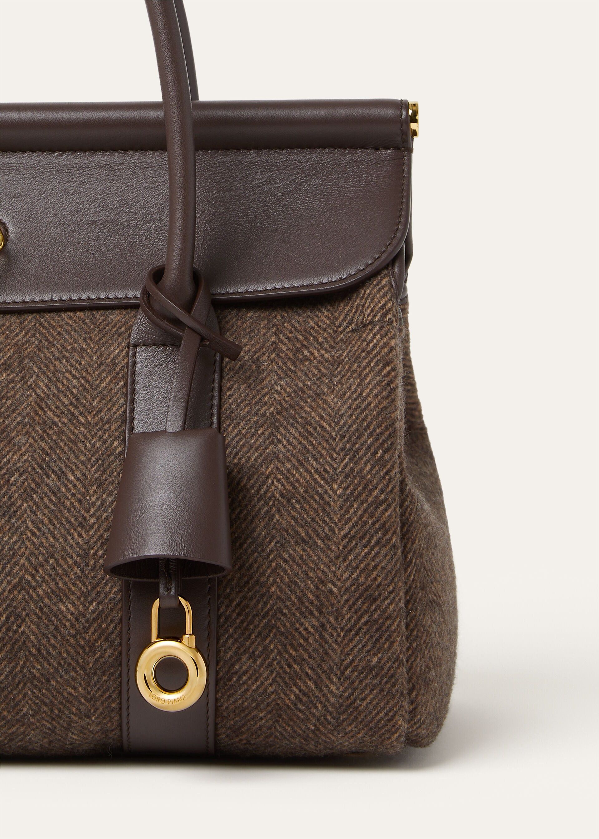 Loro Piana os11x0426 FAR0712 Size: OS / L2 Loom Tote Bag in Brown Size ONE SIZE - 5 Thumbnail