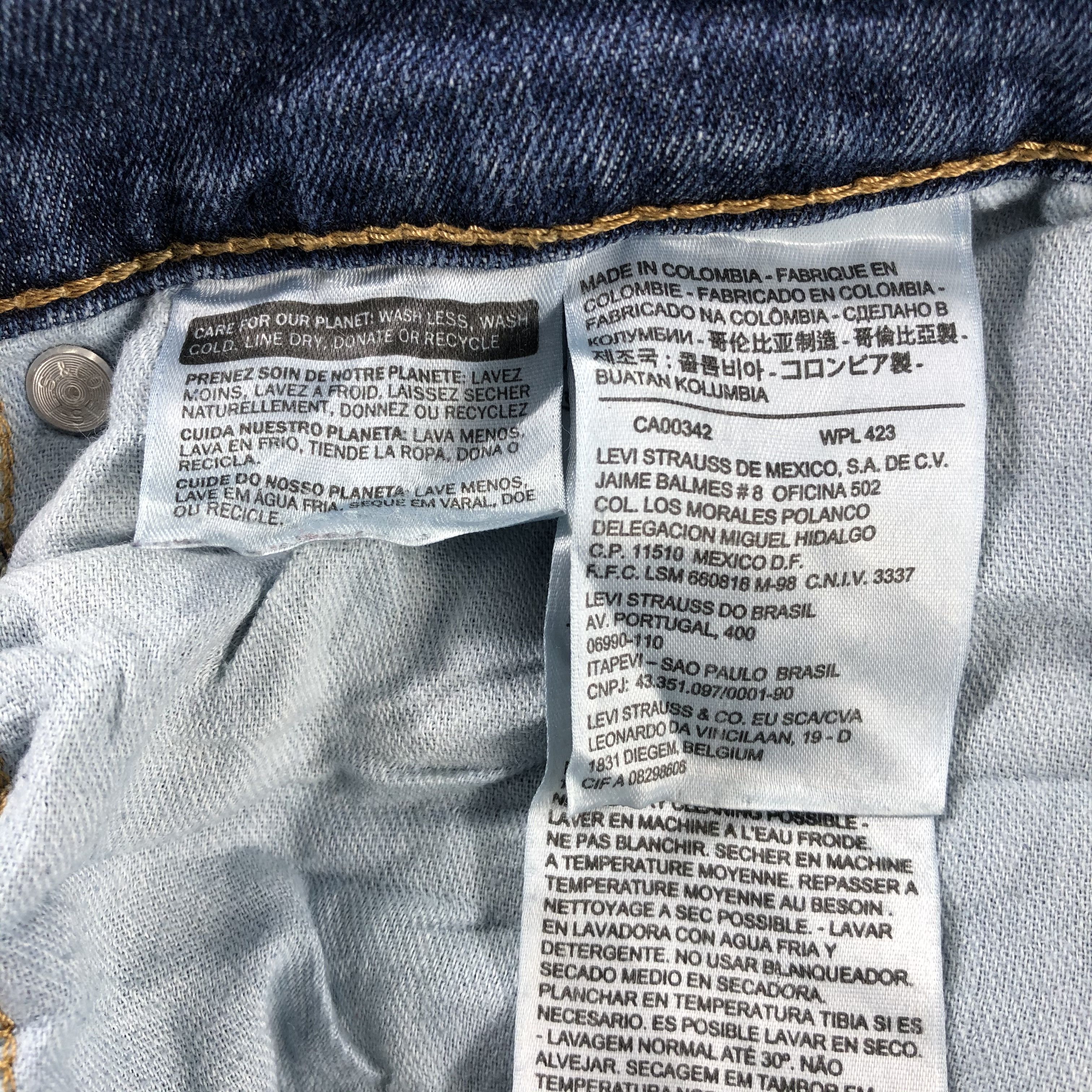 Levi's Vintage Blue Wash Levis 559 Jeans-J2442 Size US 40 / EU 56 - 10 Thumbnail
