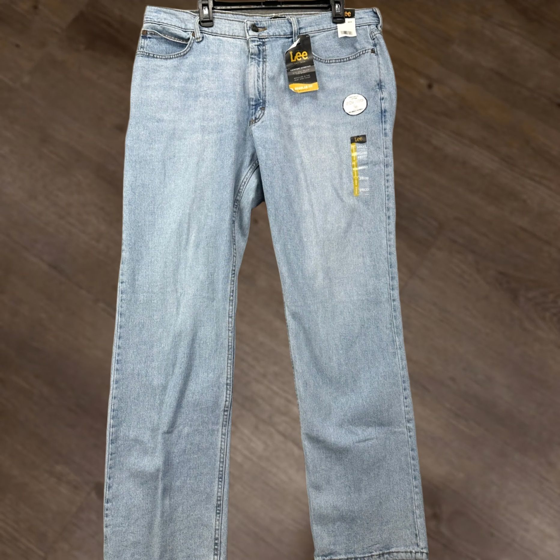 Lee Lee Jeans Bootcut Mens 38X32 Blue Regular Fit Comfort Stretch Denim 5 Pocket NEW Size US 38 / EU 54 - 1 Thumbnail