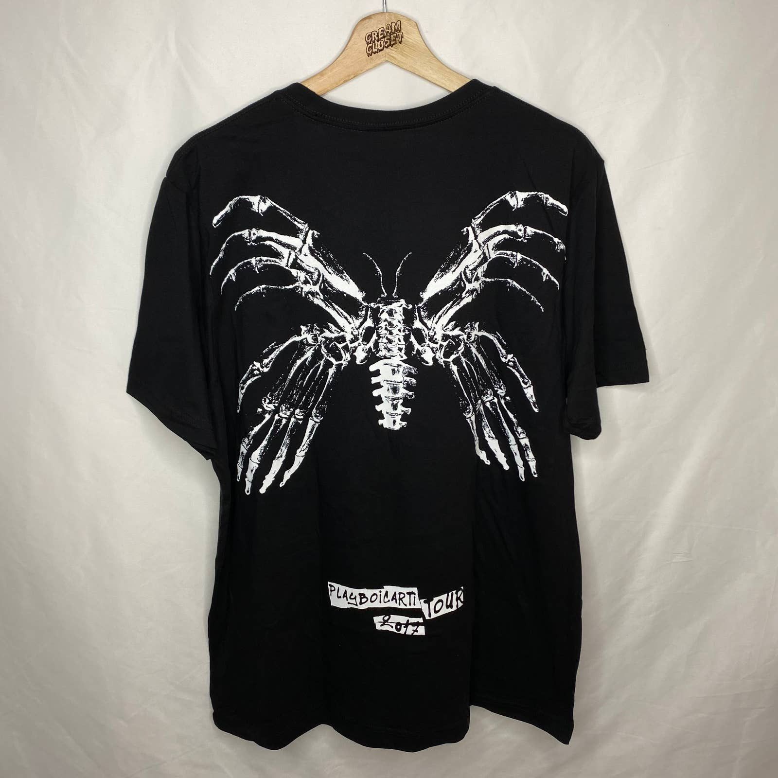 AWGE Skull Butterfly Hip Hop Rap Tour Merch Tee XL Size US XL / EU 56 / 4 - 2 Thumbnail