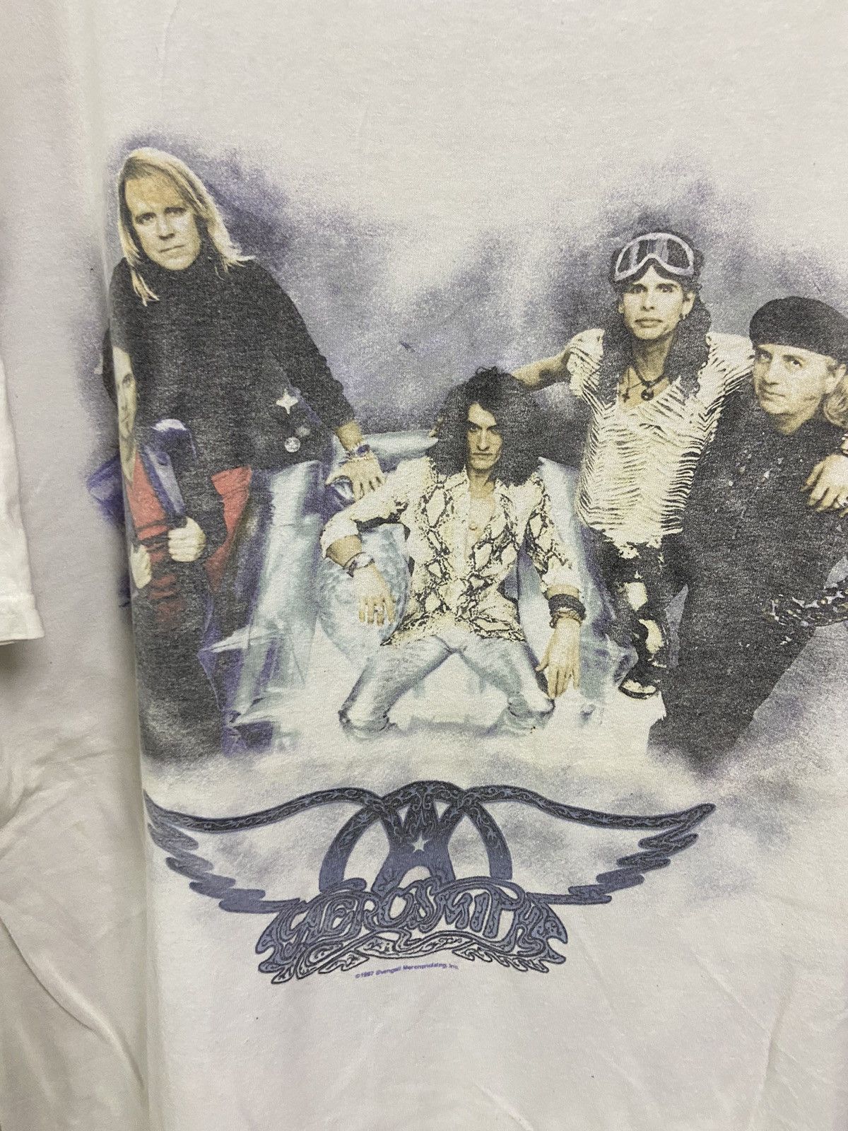 Aerosmith × Band Tees × Vintage Rare‼️Vintage Aerosmith 1997 tour band tshirt Size US L / EU 52-54 / 3 - 2 Thumbnail