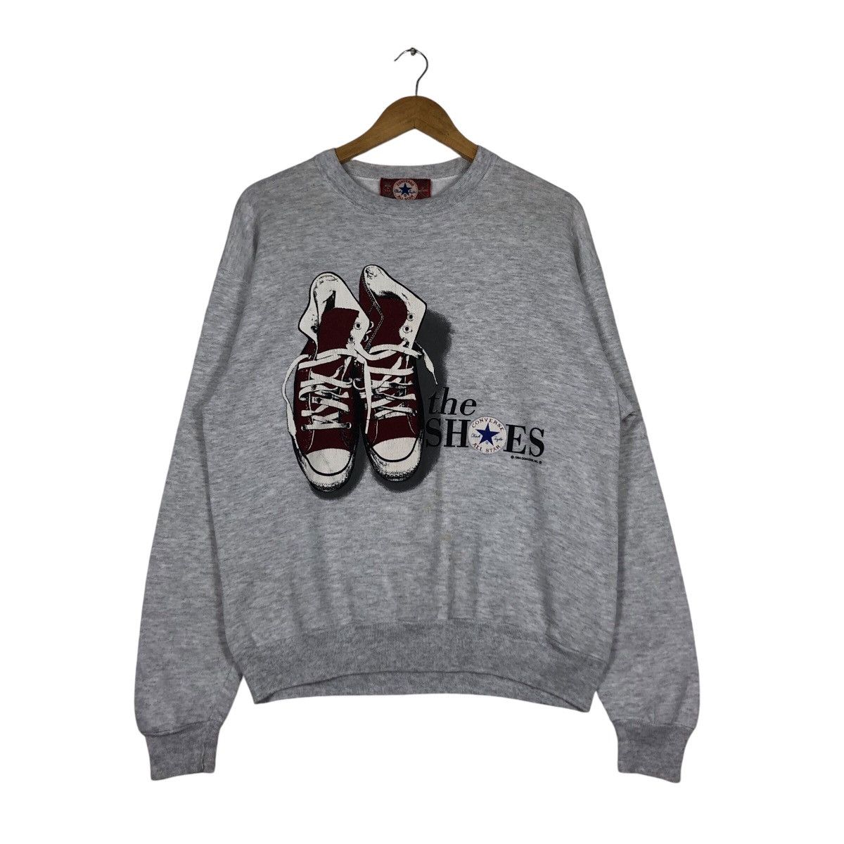 Converse × Vintage Vintage Converse All Star Shoes Sweatshirt Small Size Size US S / EU 44-46 / 1 - 1 Thumbnail