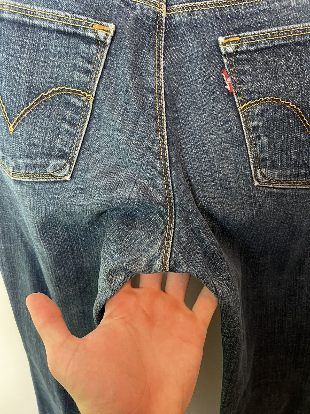 Levi's Vintage 00s y2k Levi’s 572 Boot Cut Womens Jeans Sz 32/32 Size 32" / US 10 / IT 46 - 15 Thumbnail
