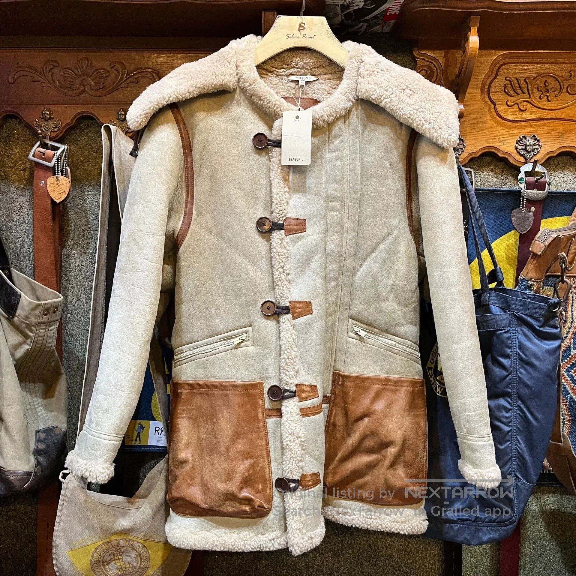 Yeezy Yeezy Season 5 Shearling Leather Coat. Size US XS / EU 42 / 0 - 1 Thumbnail