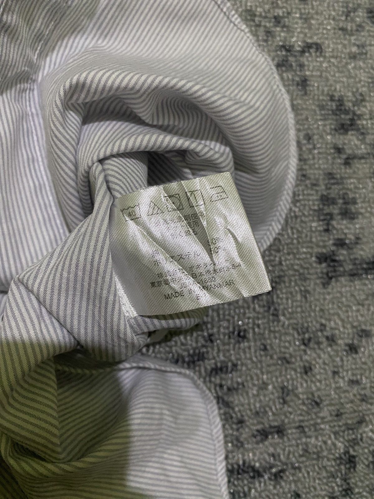Japanese Brand × Y's for Men × Yohji Yamamoto Yohji Yamamoto Sacsny Y’saccs stripe shirt Size US S / EU 44-46 / 1 - 5 Thumbnail