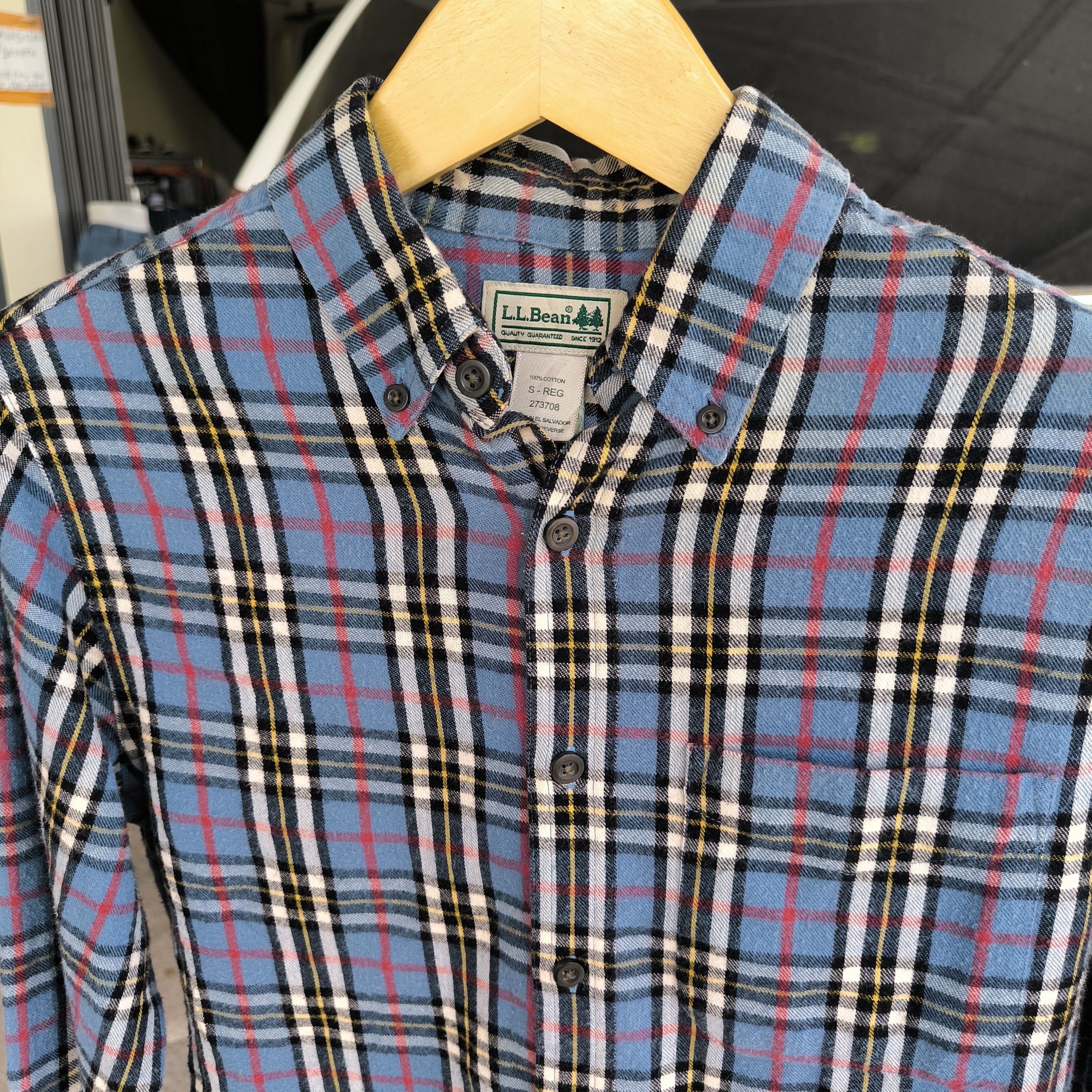 L.L. Bean Vintage flannel LL bean long shirt Size US S / EU 44-46 / 1 - 3 Thumbnail