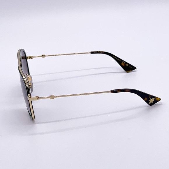 Gucci NEW GUCCI GG0062S 003 AVIATOR FRAME SUNGLASSES GUCCI Size ONE SIZE - 5 Thumbnail