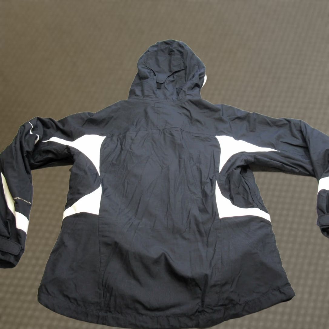 Vintage Columbia Jacket Womens Medium Black Titanium Hooded Pockets Full Zip 3in1 SHELL Size M / US 6-8 / IT 42-44 - 1 Thumbnail