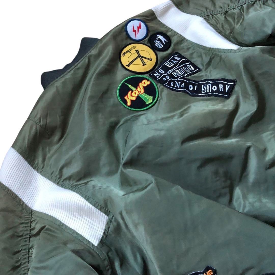 Stussy 25th Anniversary Alpha Fragment MA-1 Bomber Jacket