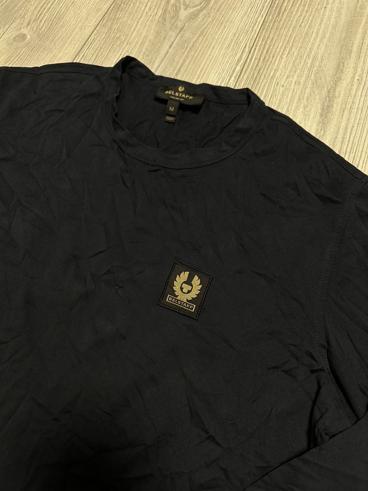 Belstaff Belstaff Logo Long Sleeve T-Shirt Size US M / EU 48-50 / 2 - 3 Thumbnail