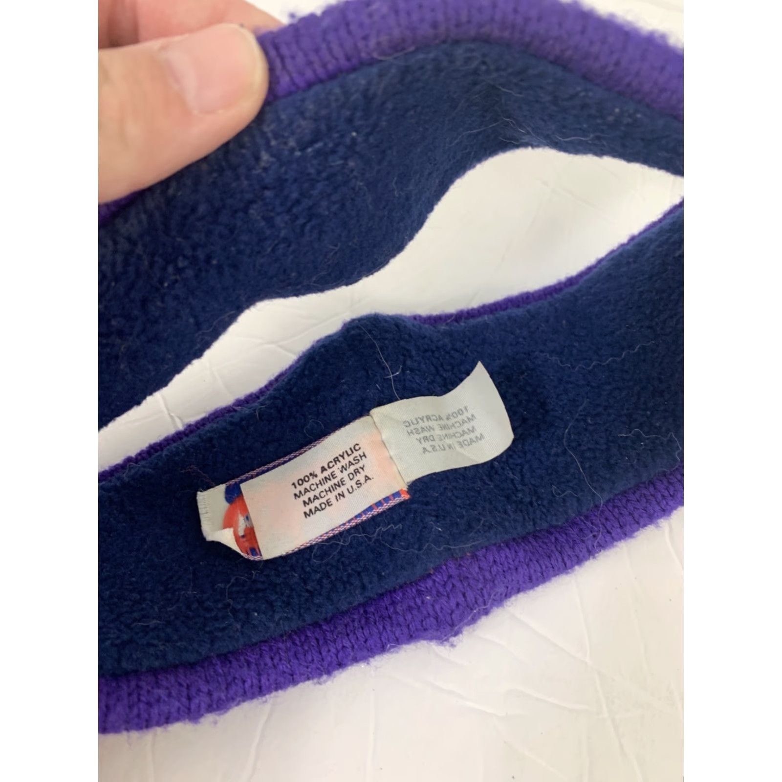 Vintage VINTAGE HEAD Headband Womens One Size Green Blue Purple fleece lined Ski Band Hat Size ONE SIZE - 4 Thumbnail