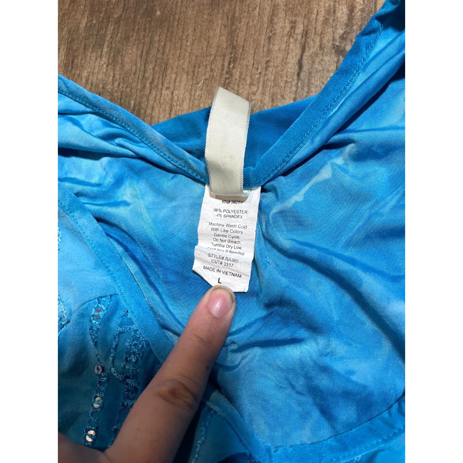 Vintage Perception Concept Blouse Womens Large L Blue Sleeveless Round Neck Tunic Blouse Size L / US 10 / IT 46 - 5 Thumbnail