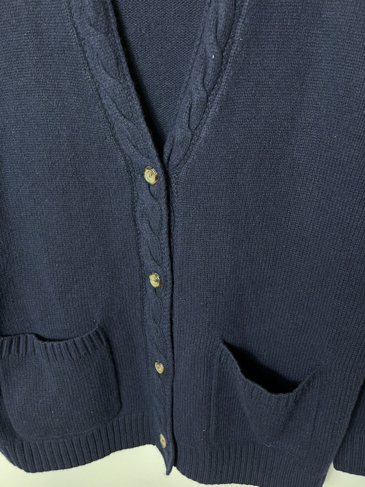 Polo Ralph Lauren Vintage Polo Ralph Lauren Wool Cashmere Hybrid Cardigan Size S / US 4 / IT 40 - 4 Thumbnail