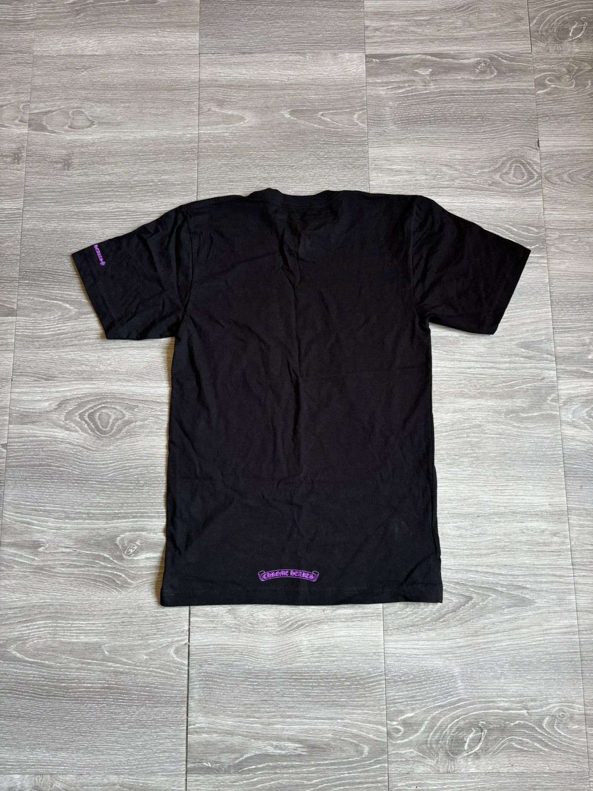 Chrome Hearts Chrome Hearts Black/Purple Neck Logo Tee Size US S / EU 44-46 / 1 - 6 Thumbnail