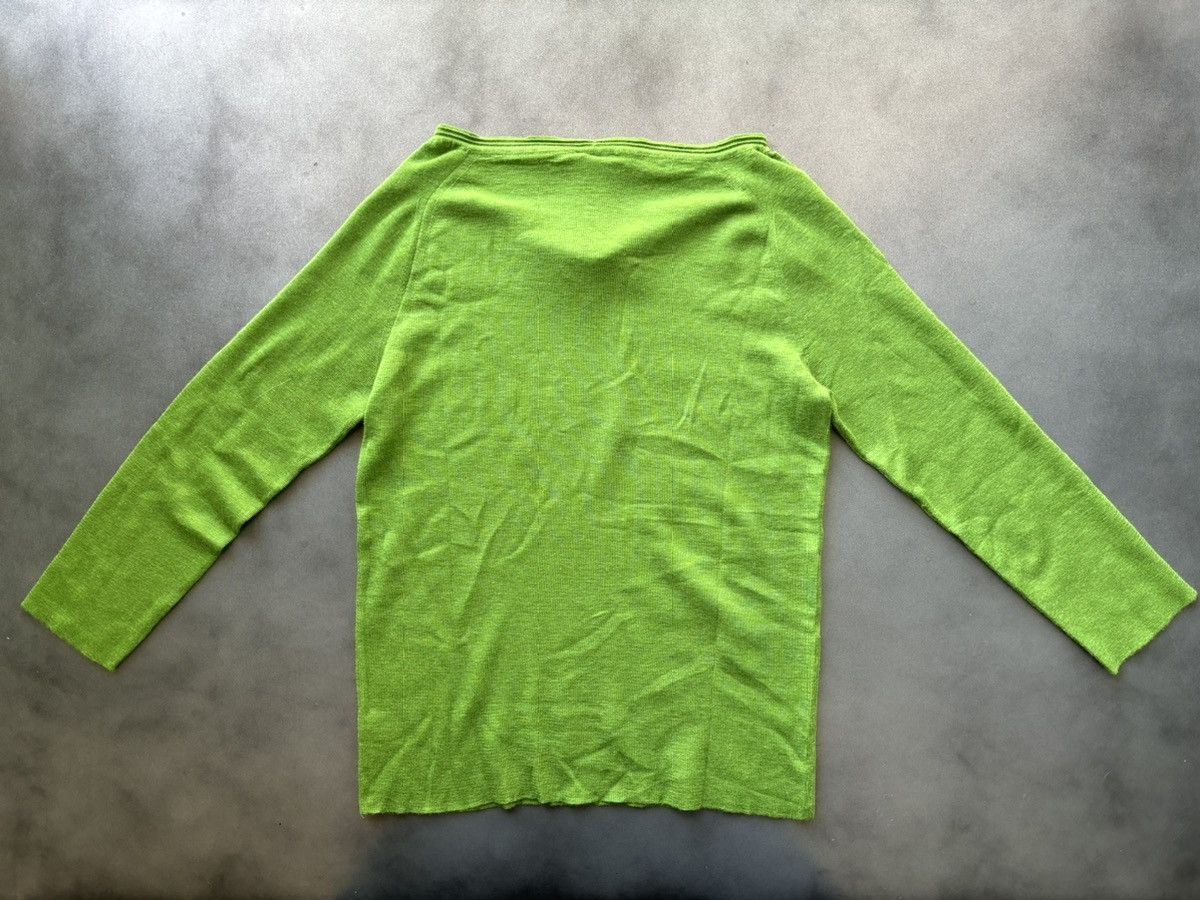 Jil Sander × Vintage 2000s Jil Sander Drawstring Shirt Cashmere Top 3/4 Lace Tie Size S / US 4 / IT 40 - 10 Thumbnail
