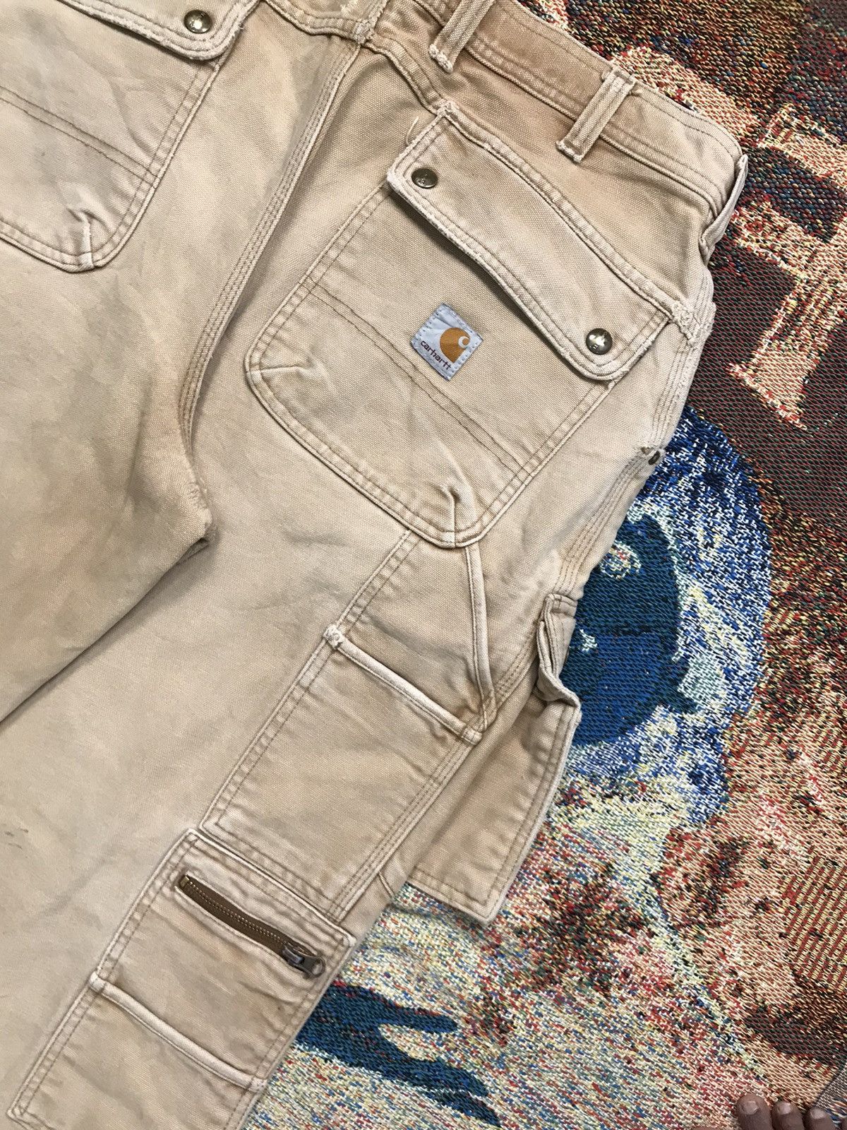 Carhartt Vintage Carhartt EB219 BRN double knee cargo workwear Size US 38 / EU 54 - 13 Thumbnail