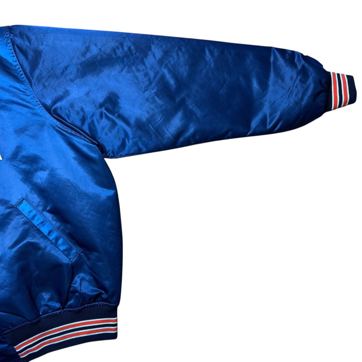 Starter Vintage 1980s NCAA Auburn Tigers Starter Satin Bomber Jacket Size US XL / EU 56 / 4 - 10 Thumbnail