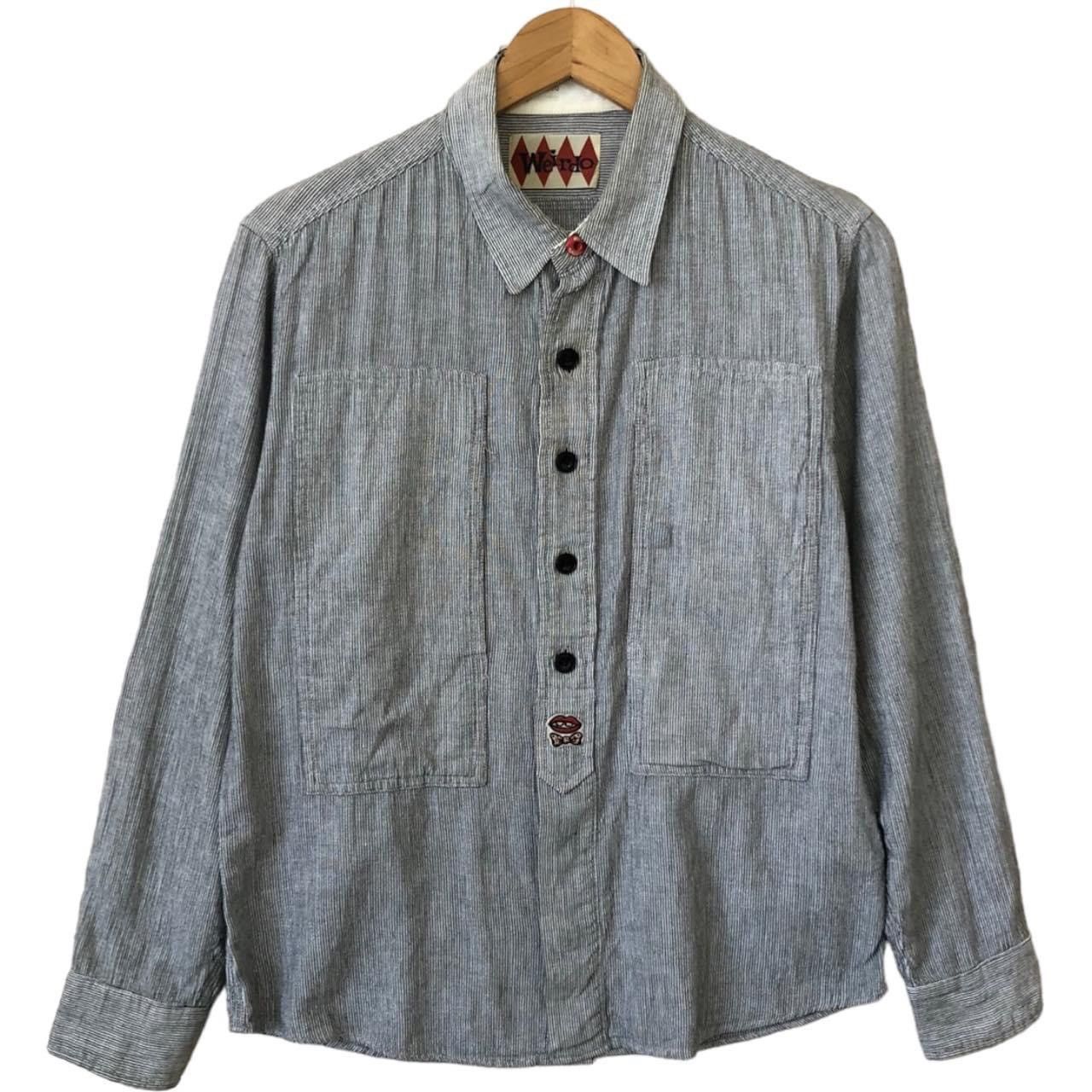 Japanese Brand Weirdo hickory stripe shirt Size US L / EU 52-54 / 3 - 1 Thumbnail