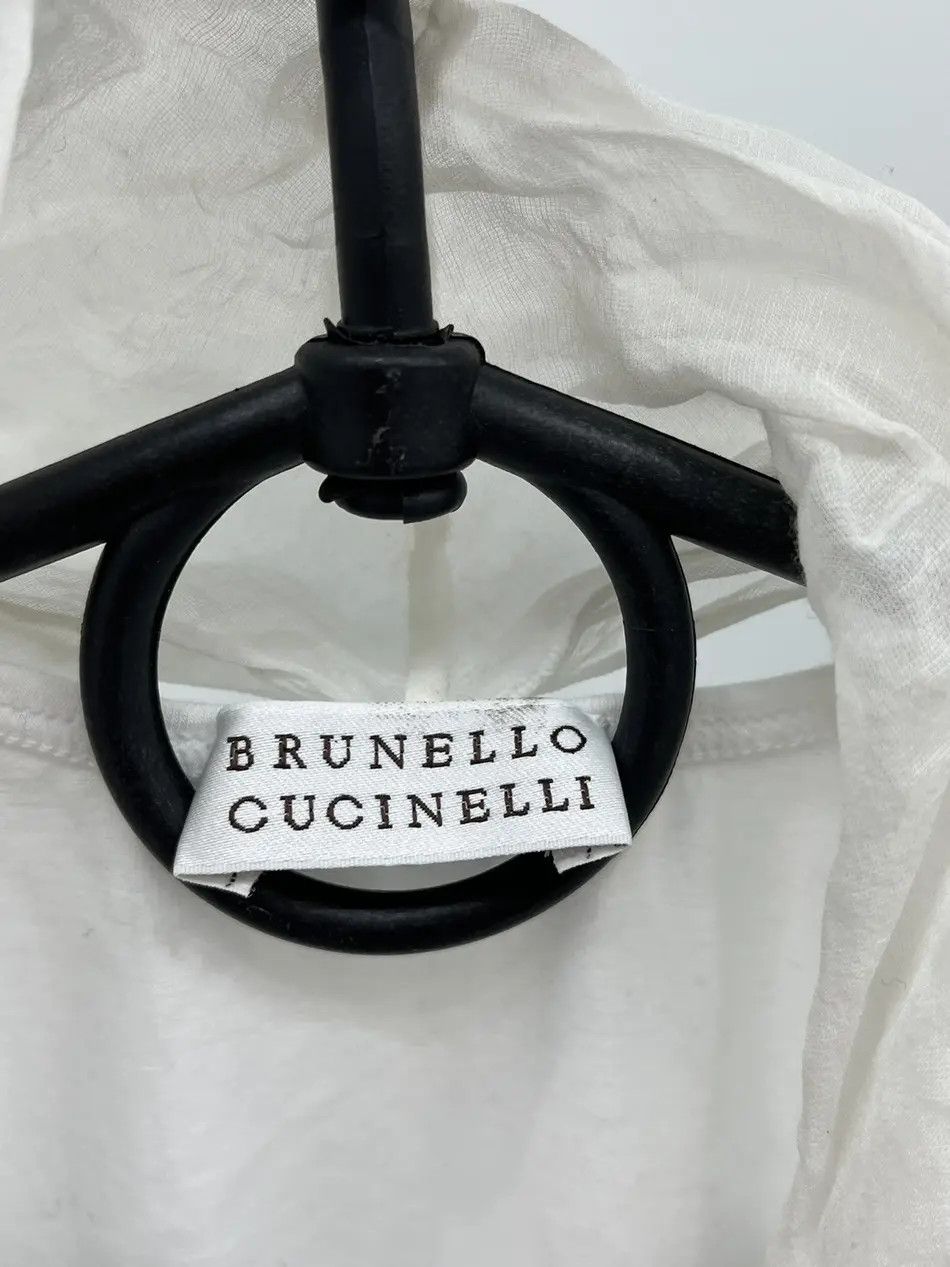 Brunello Cucinelli Brunello Cucinelli Blouse With Silk Application Size S / US 4 / IT 40 - 2 Thumbnail