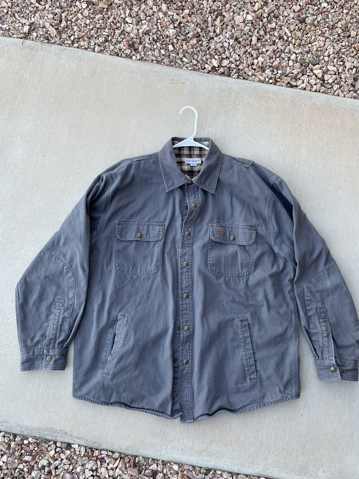 Carhartt Carhartt Rugged Flex Canvas Fleece-Lined Jacket Size US XL / EU 56 / 4 - 1 Thumbnail