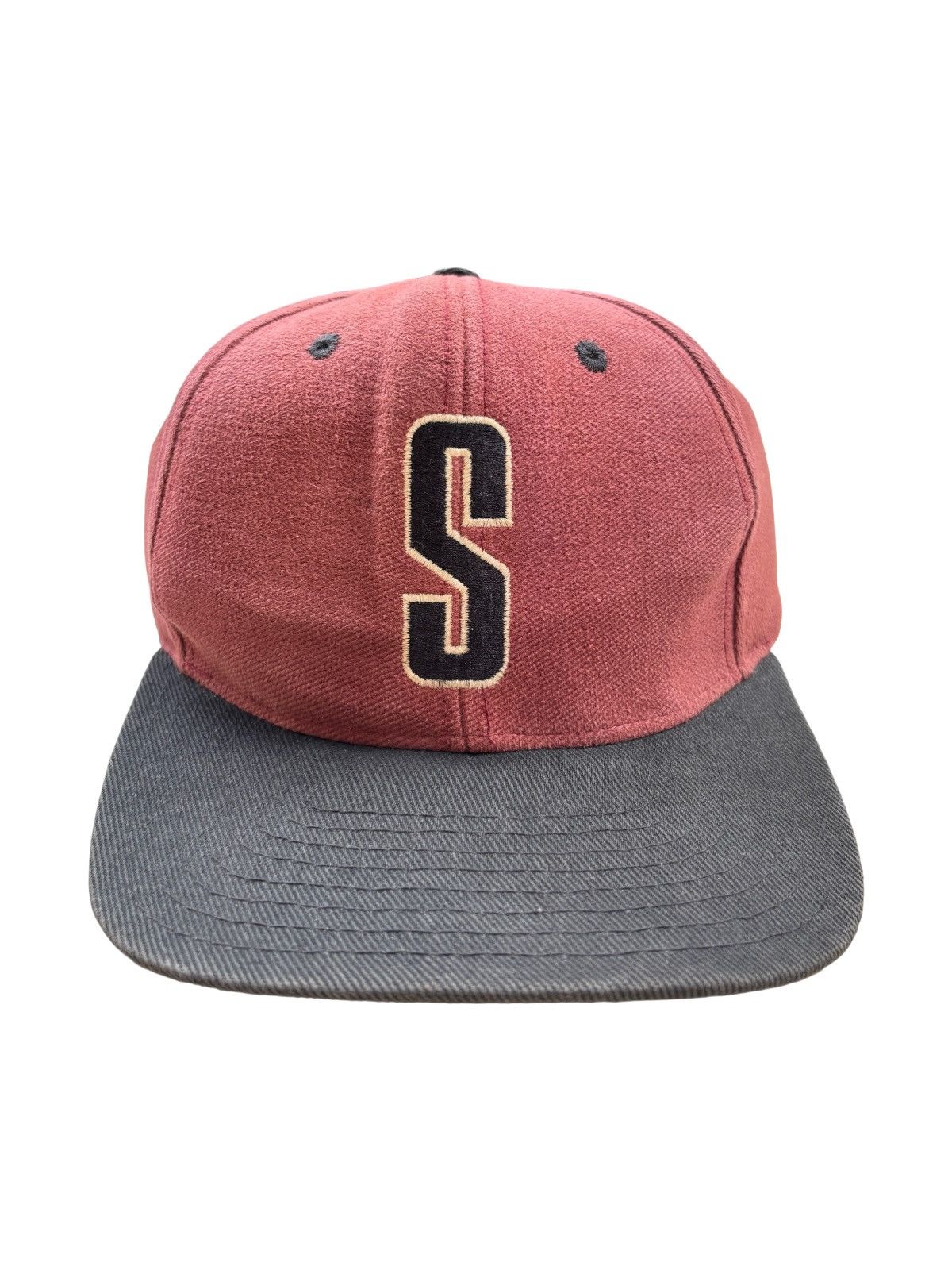 Vintage 90s Stussy Cap S Logo “Two Tones”