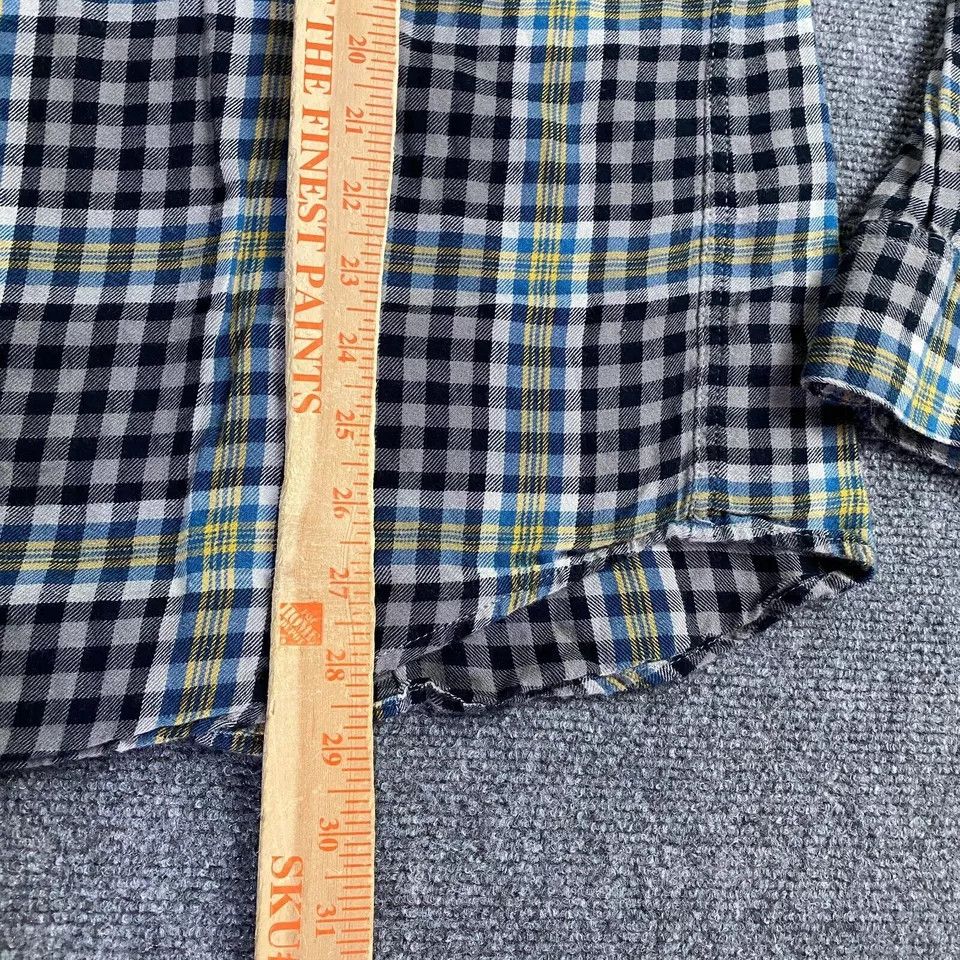 The Rail The Rail Shirt Men's Medium Check Button Down Flannel Cotton Size US M / EU 48-50 / 2 - 7 Thumbnail
