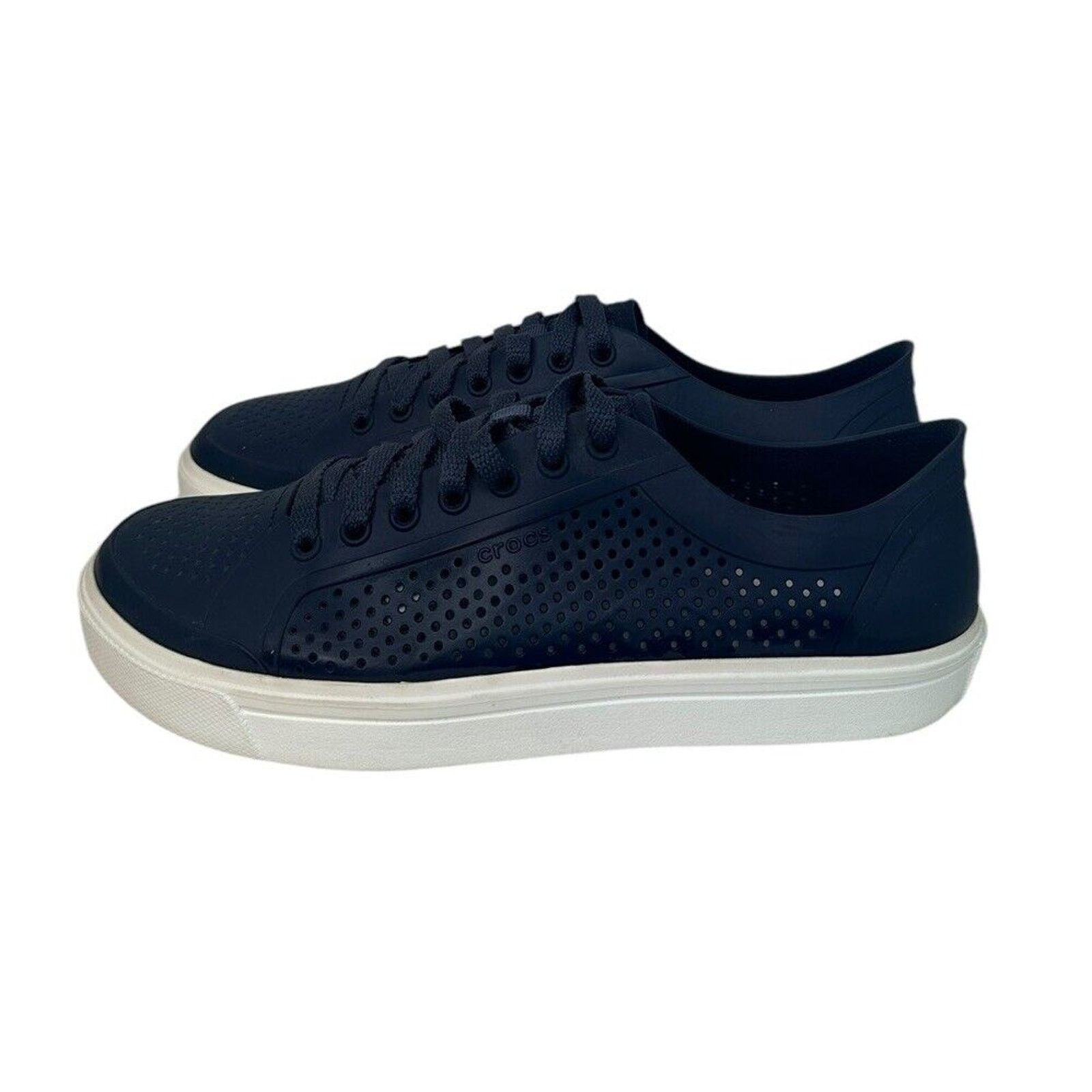 Crocs Crocs Citilane Roka Court Athletic Shoe Sneakers 9 Navy Blue Size US 9 / EU 42 - 4 Thumbnail