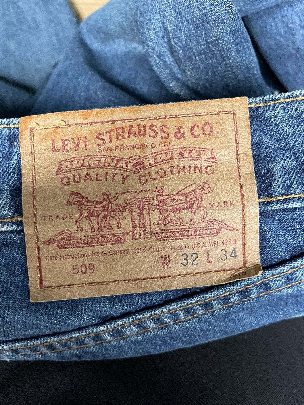 Levi's × Levi's Vintage Clothing Vintage 90s Levi’s 509 Jeans Size US 31 - 15 Thumbnail