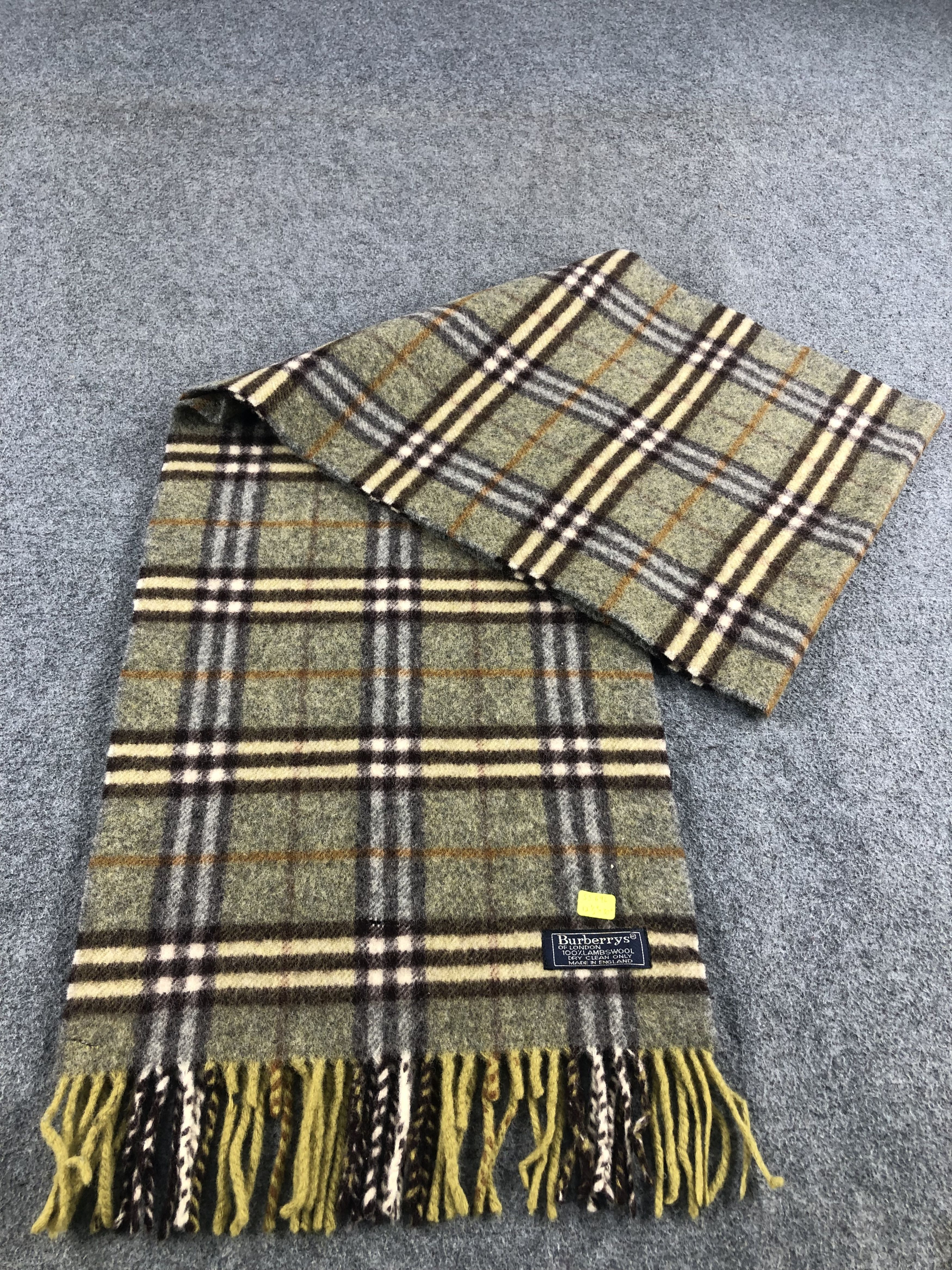 Burberry Burberry Lambswool Scarf / Muffler / Neckwear Size ONE SIZE - 5 Thumbnail