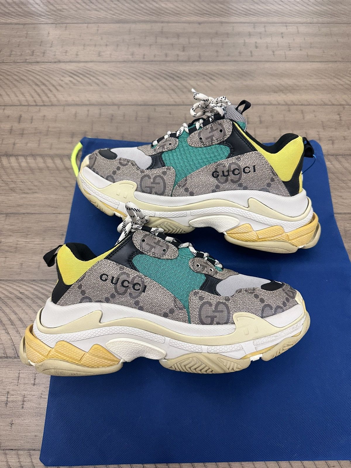 Balenciaga × Gucci Gucci balenciaga triple s sneakers Size US 8 / EU 41 - 1 Thumbnail