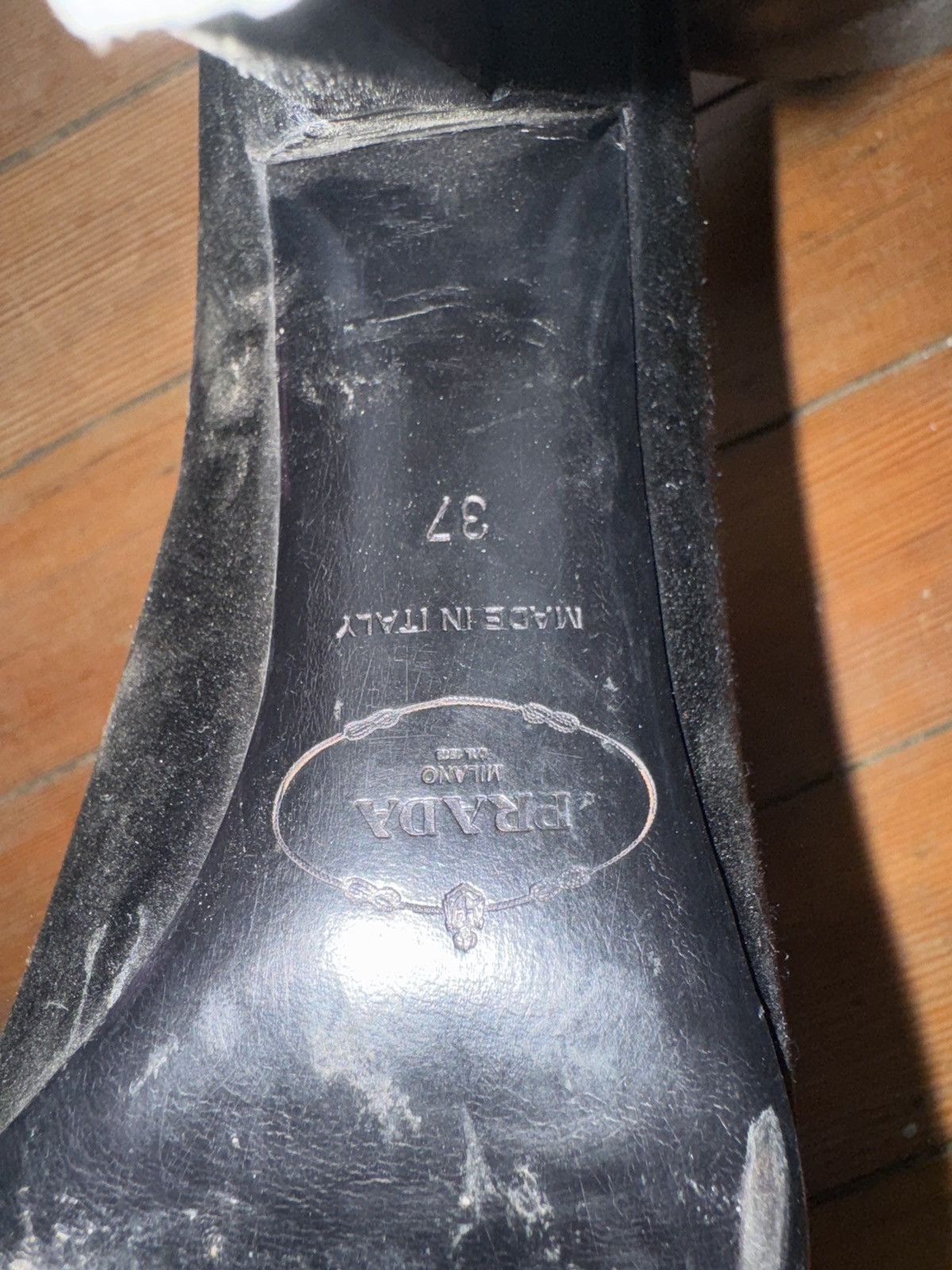 Prada Prada Satin High-Heeled Pumps Size US 7 / IT 37 - 4 Thumbnail